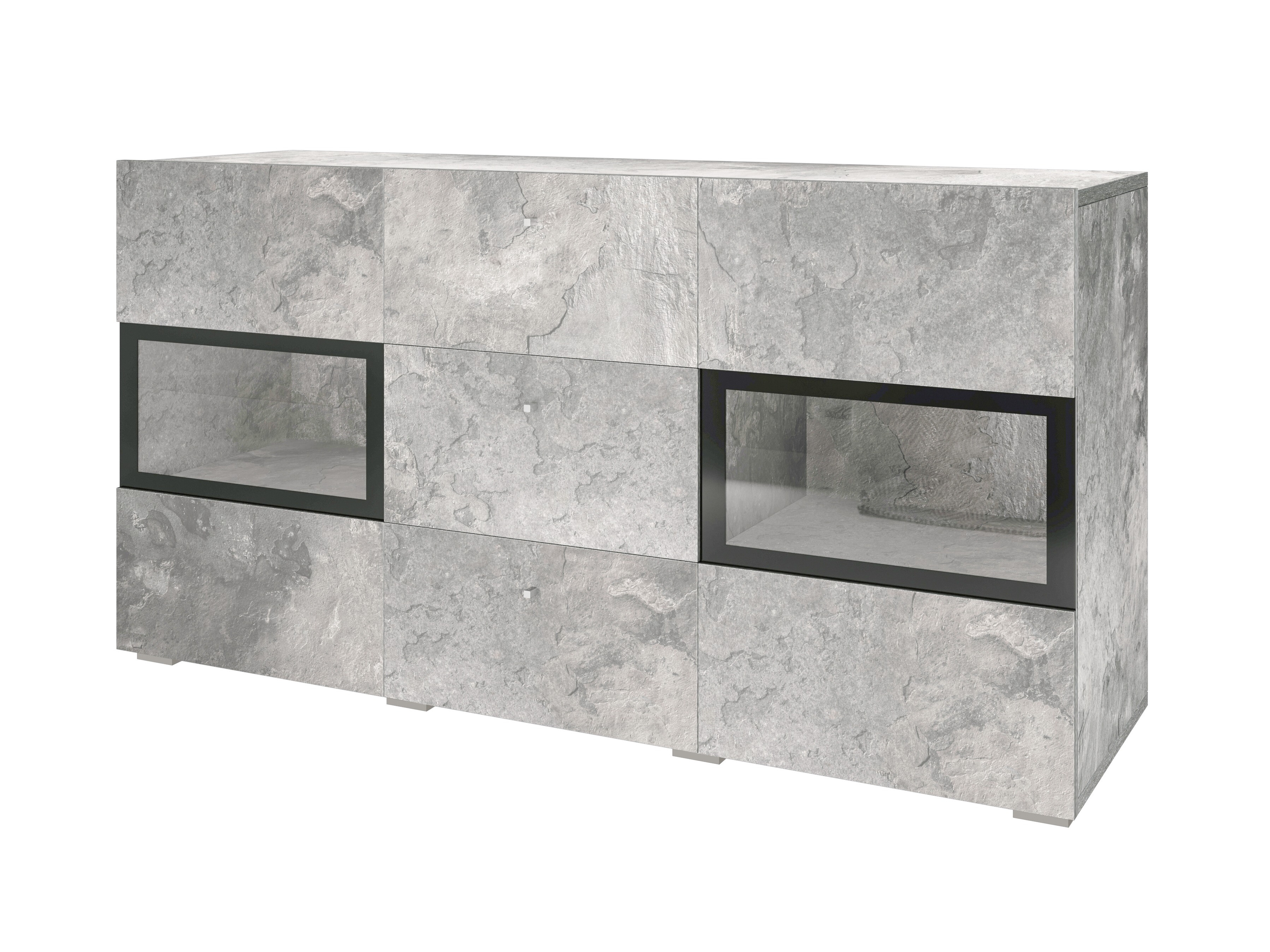 Svetainės komplektas Serodeu 104 (Betonas)