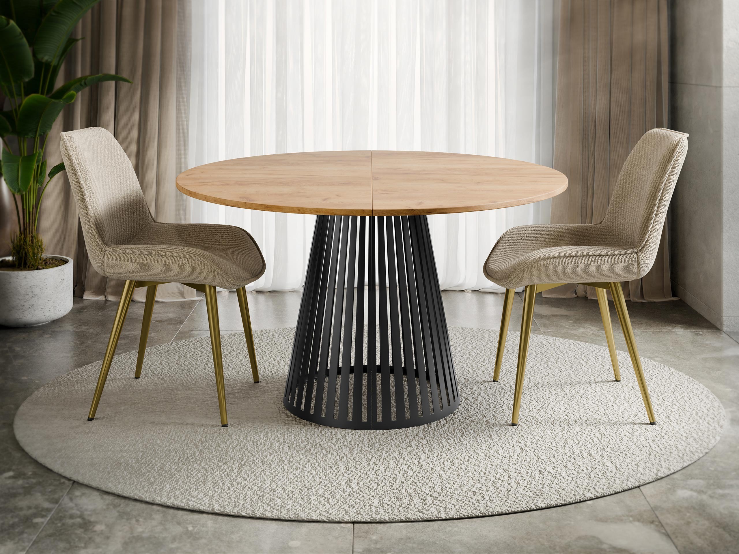 Stalas Oswego 154 (Craft auksinis ąžuolas)