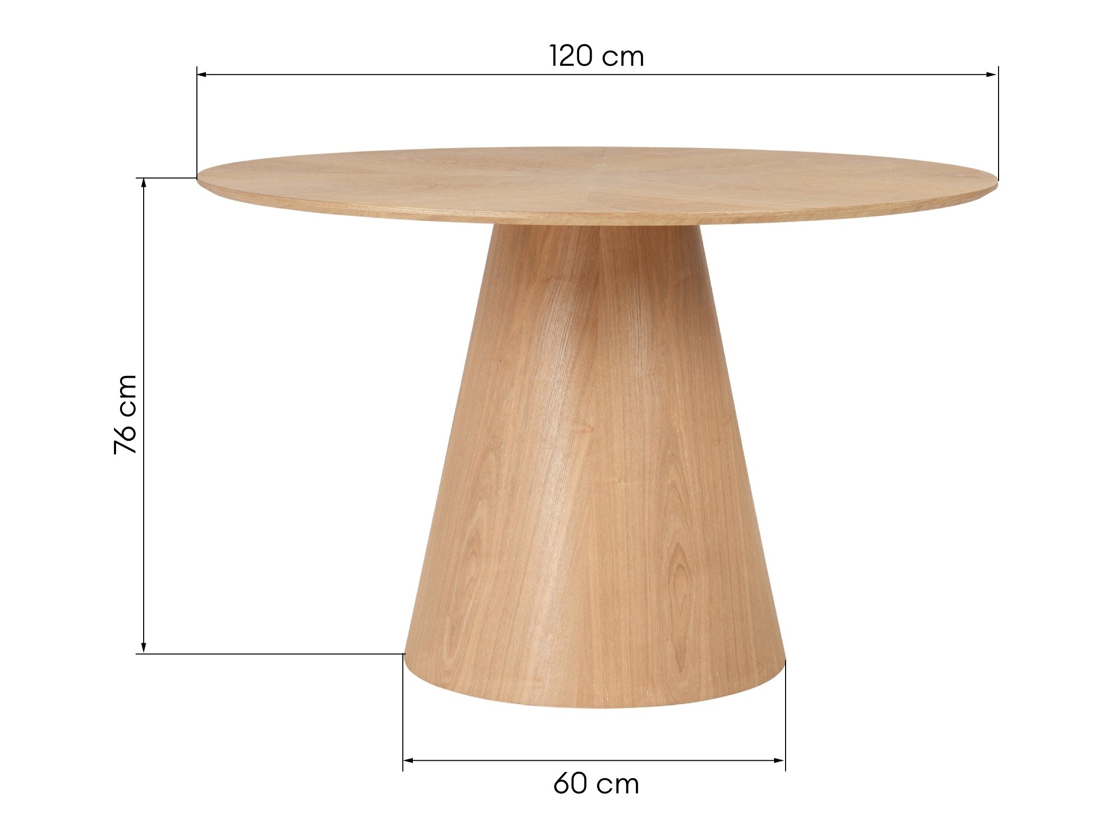 Stalas Burleson 228 (Ąžuolas)