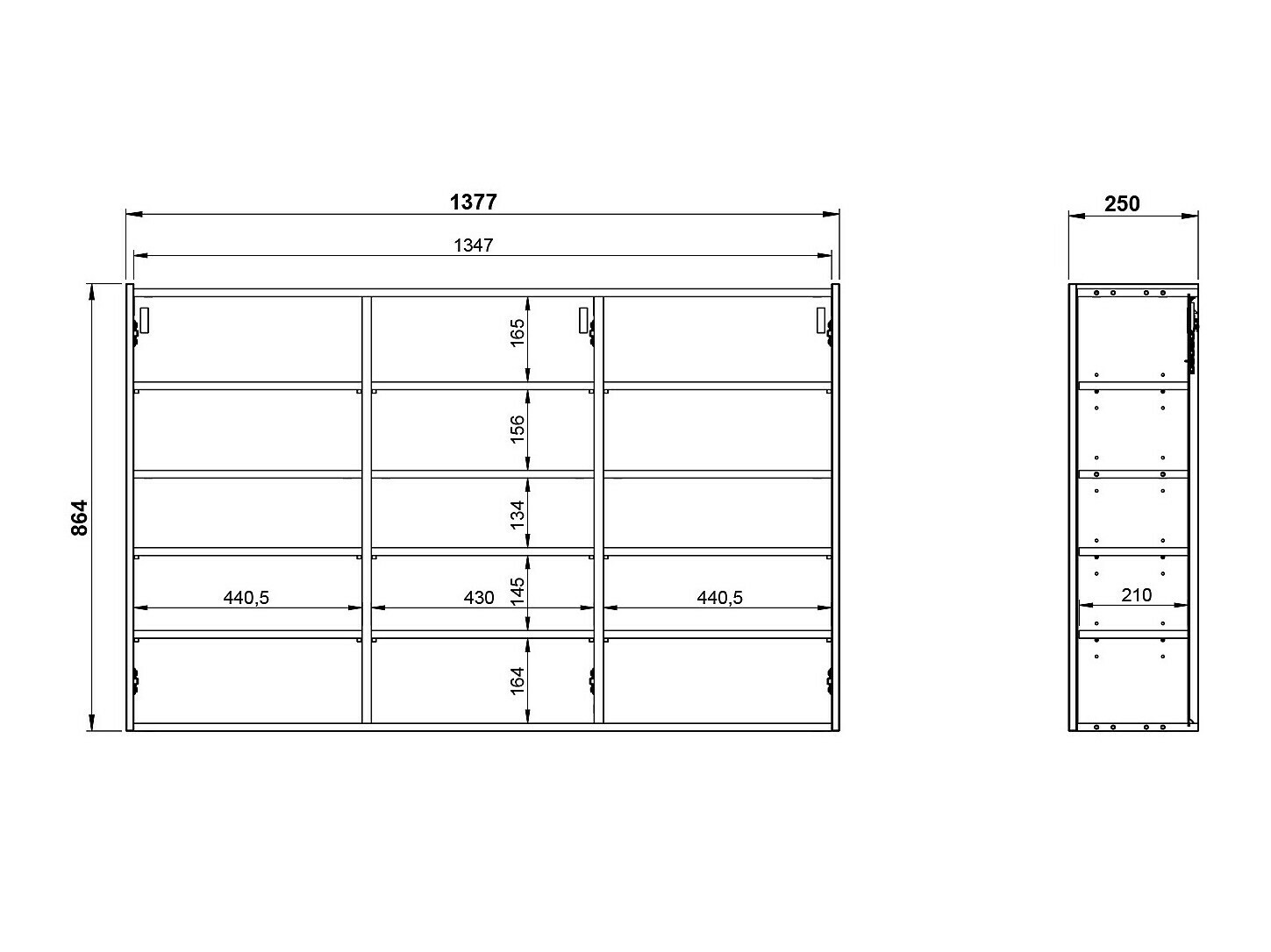 Batų lentyna Sacramento 434 (Kašmyras)