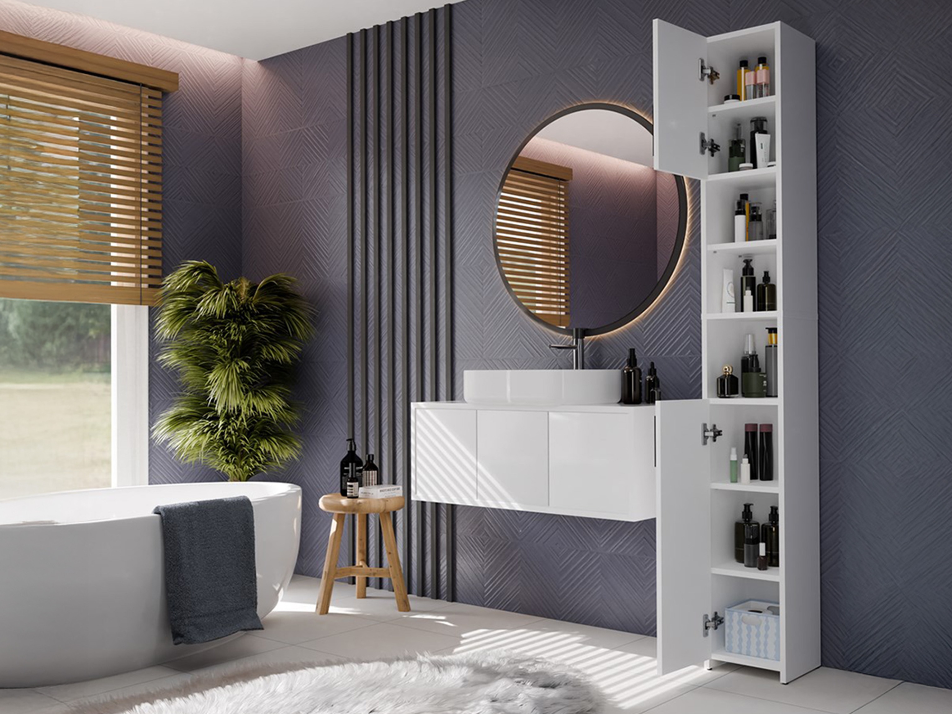 Pastatoma vonios spintelė Mandeville 345