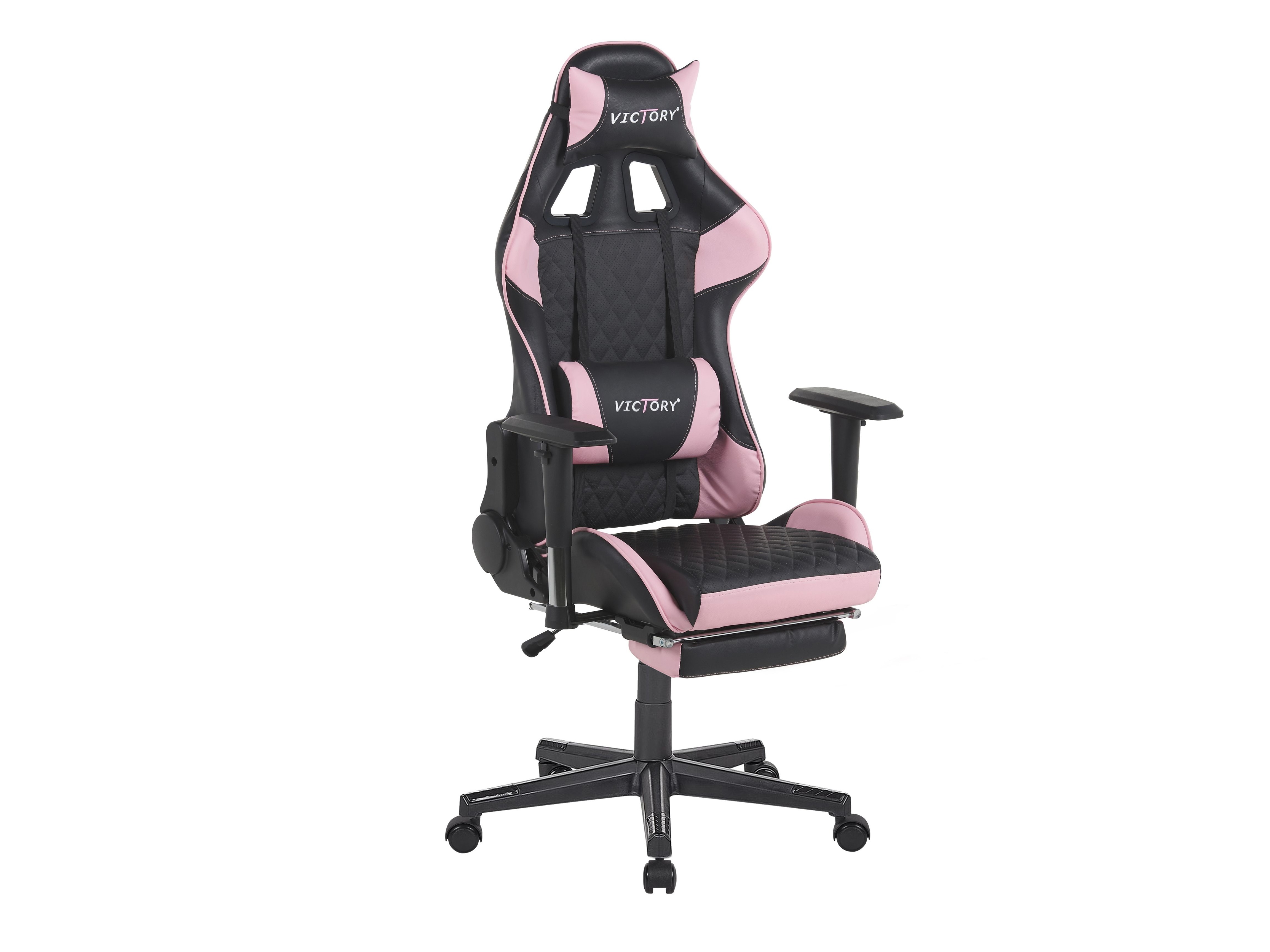 Žaidimų kėdė Berwyn 183 (Juoda + Rožinė)