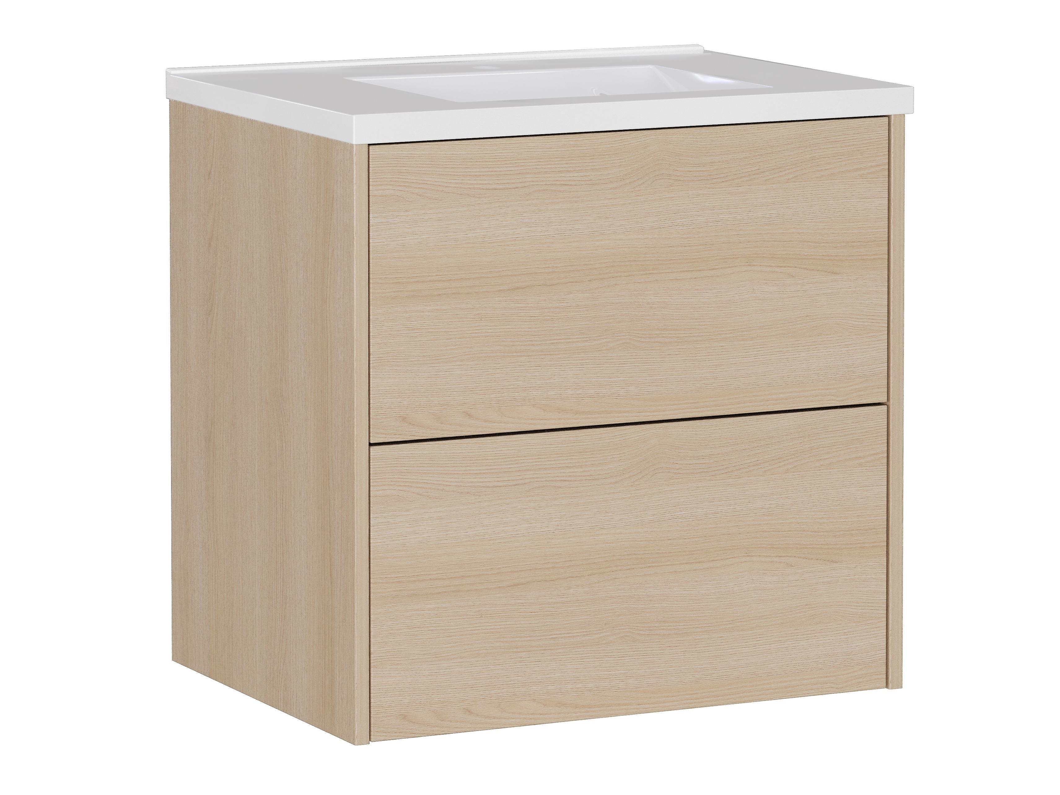 Pakabinama vonios spintelė praustuvui Sacramento 522 (Ąžuolas)