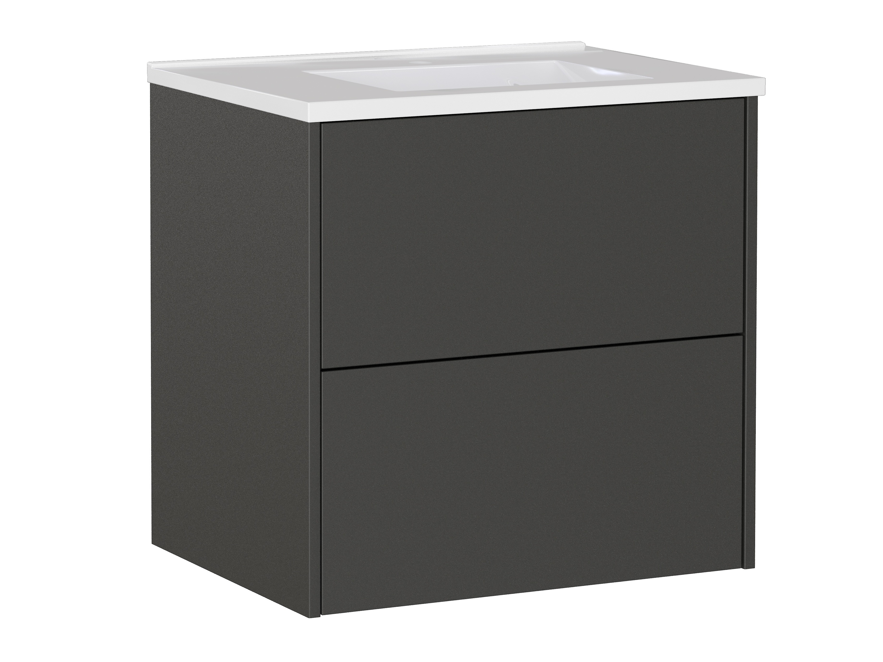 Pakabinama vonios spintelė praustuvui Sacramento 522 (Grafitas)