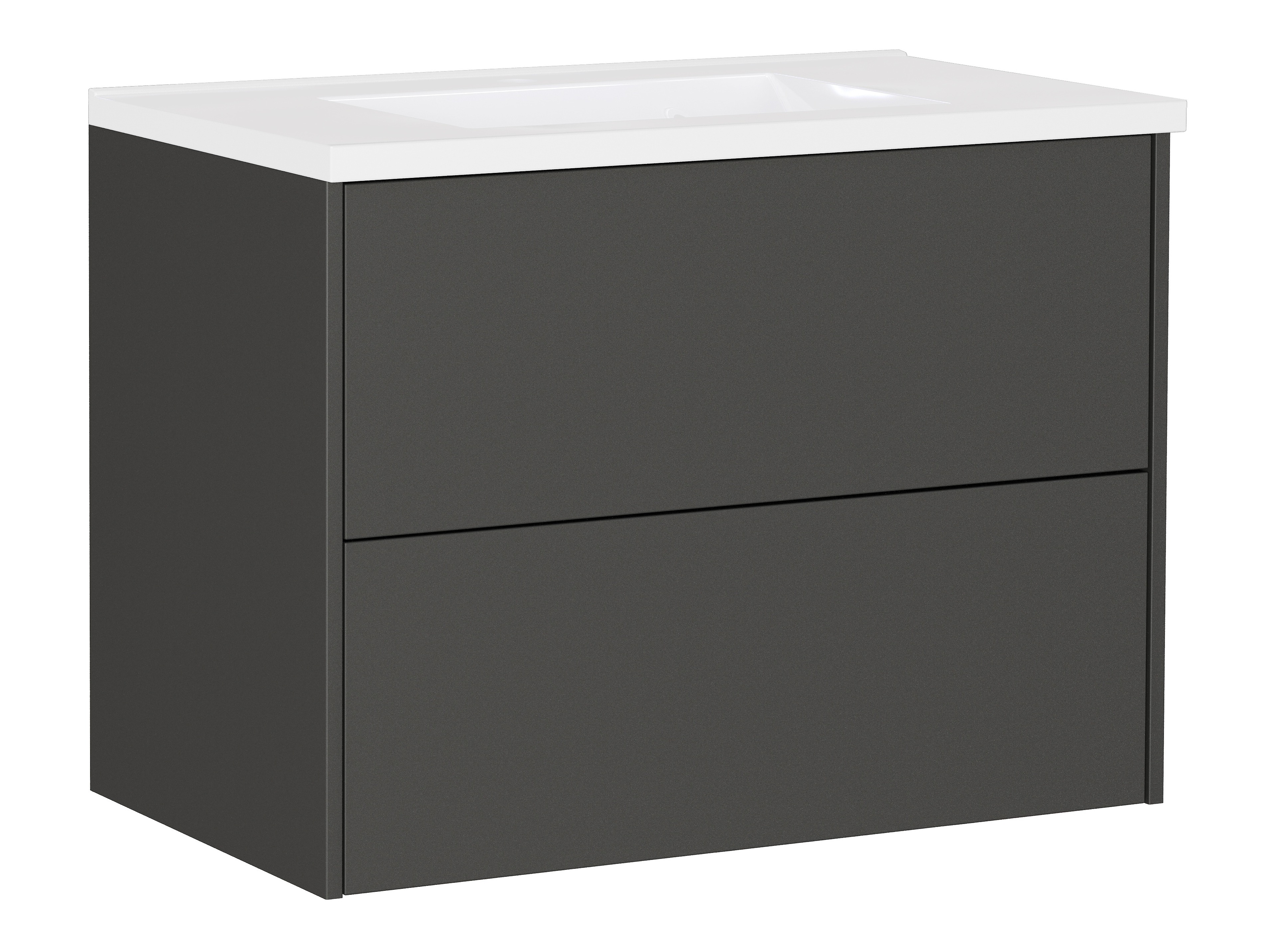 Pakabinama vonios spintelė praustuvui Sacramento 523 (Grafitas)