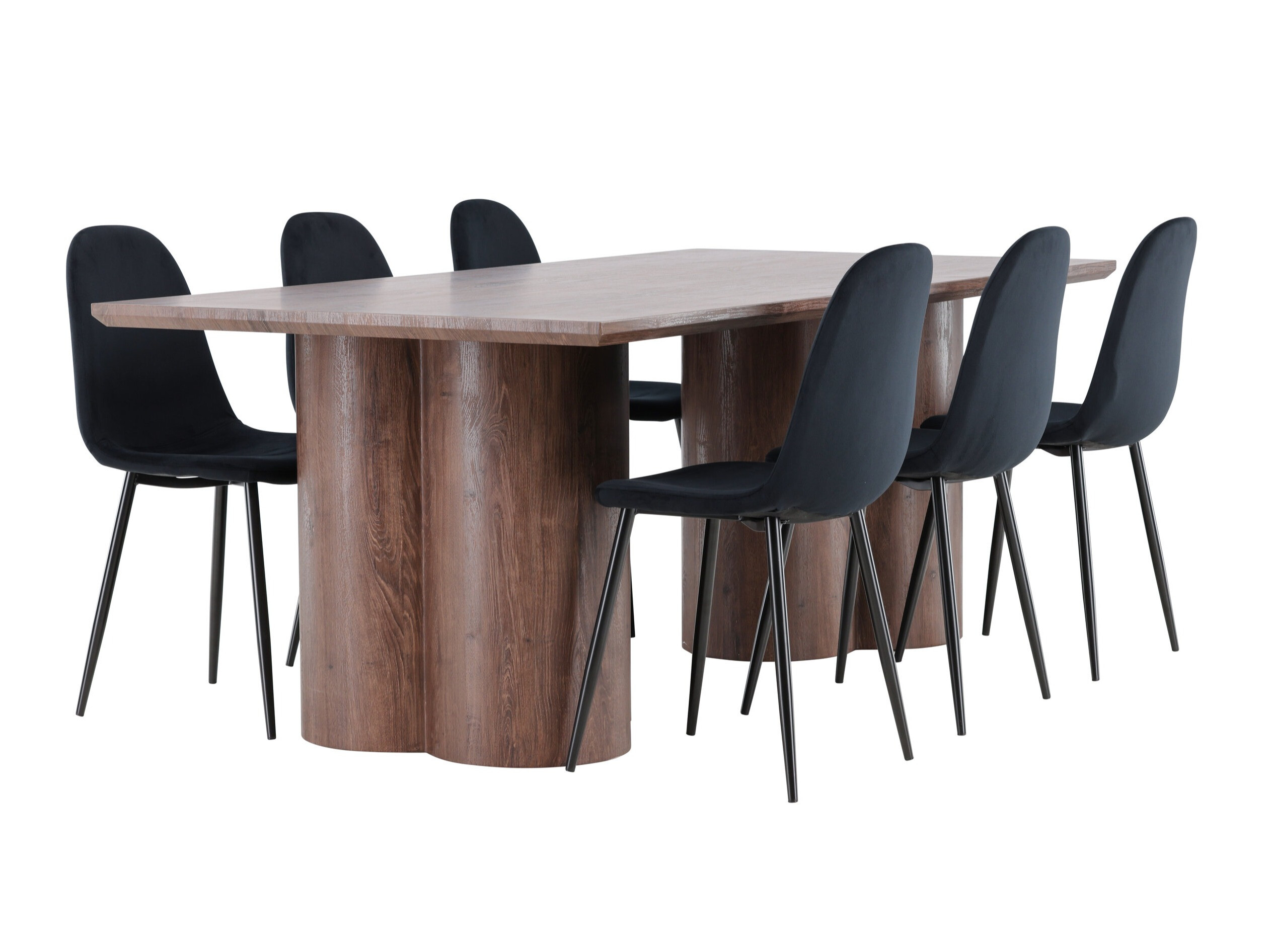 Valgomojo komplektas Dallas 4959 (Juoda)