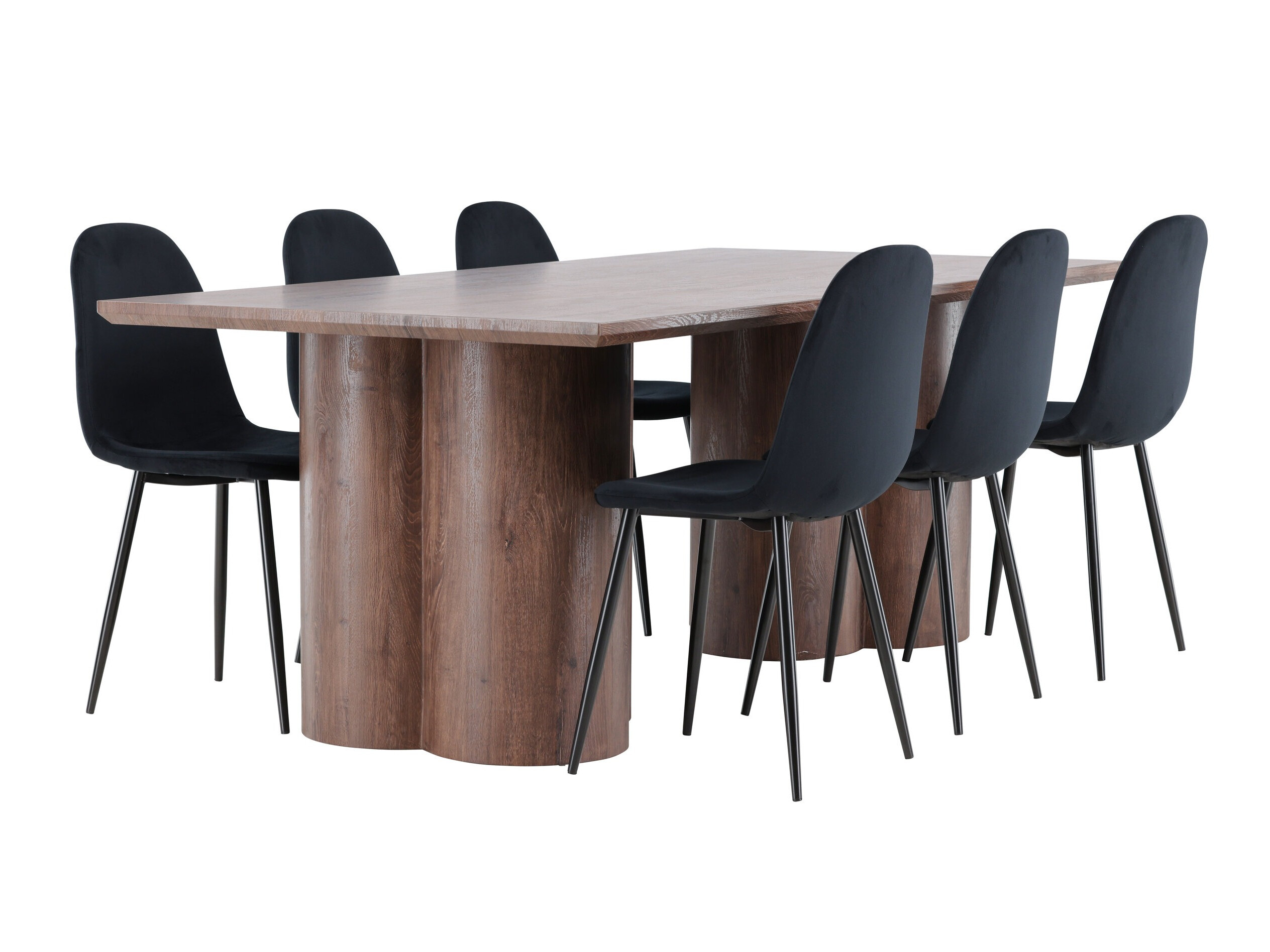 Valgomojo komplektas Dallas 4959 (Juoda)