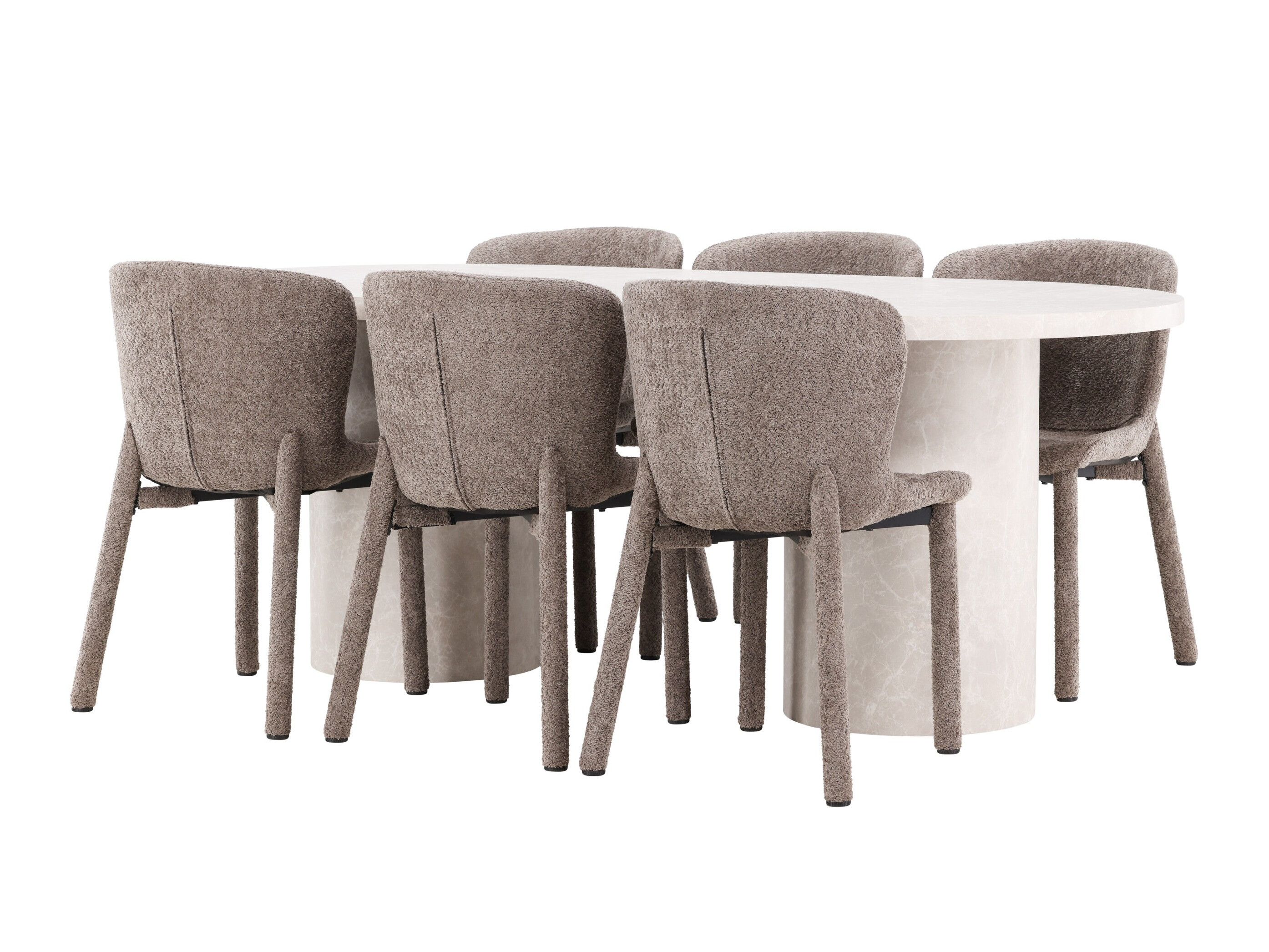 Valgomojo komplektas Dallas 4969 (Ruda)