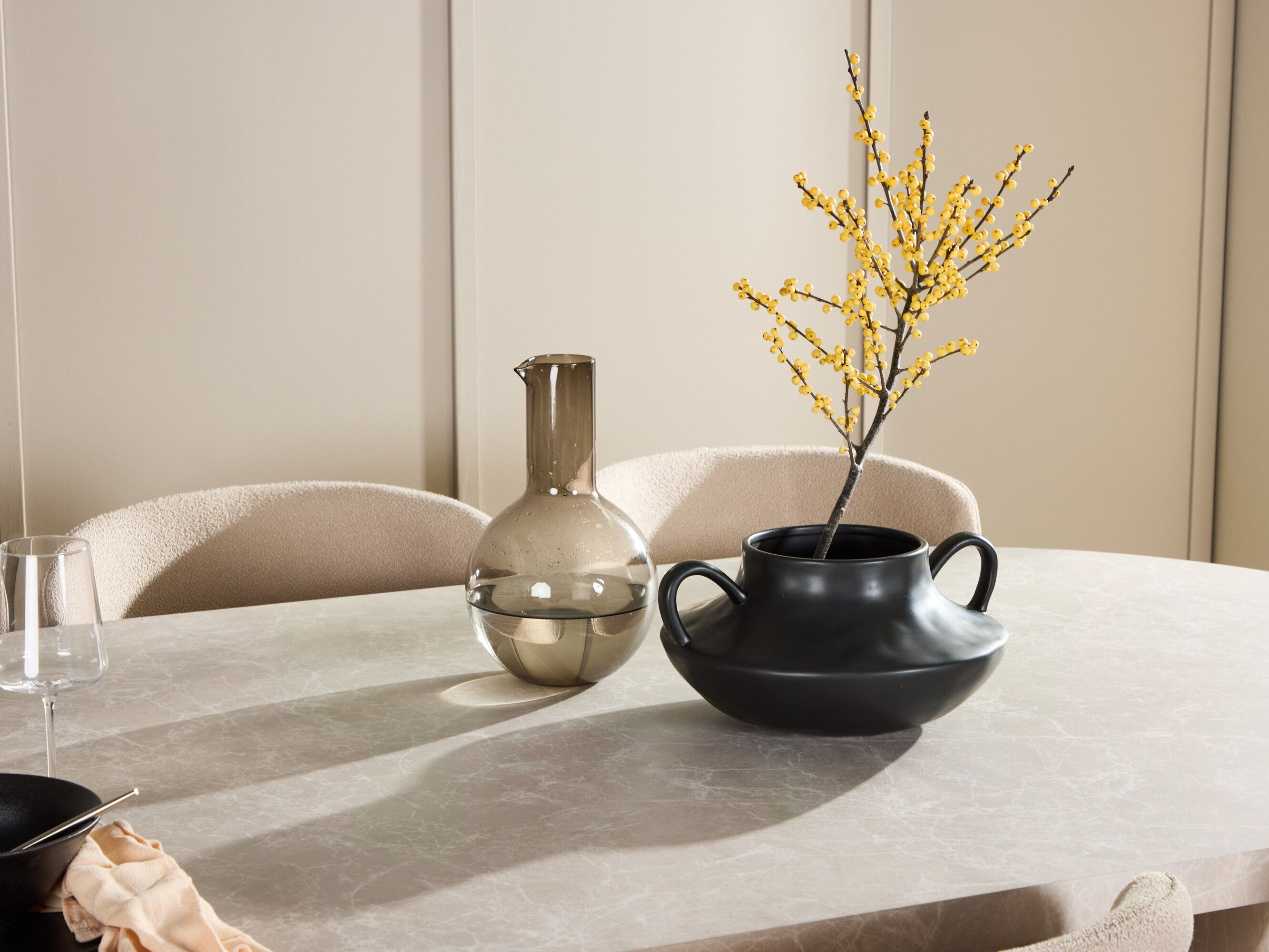 Valgomojo komplektas Dallas 4969 (Smėlinė)