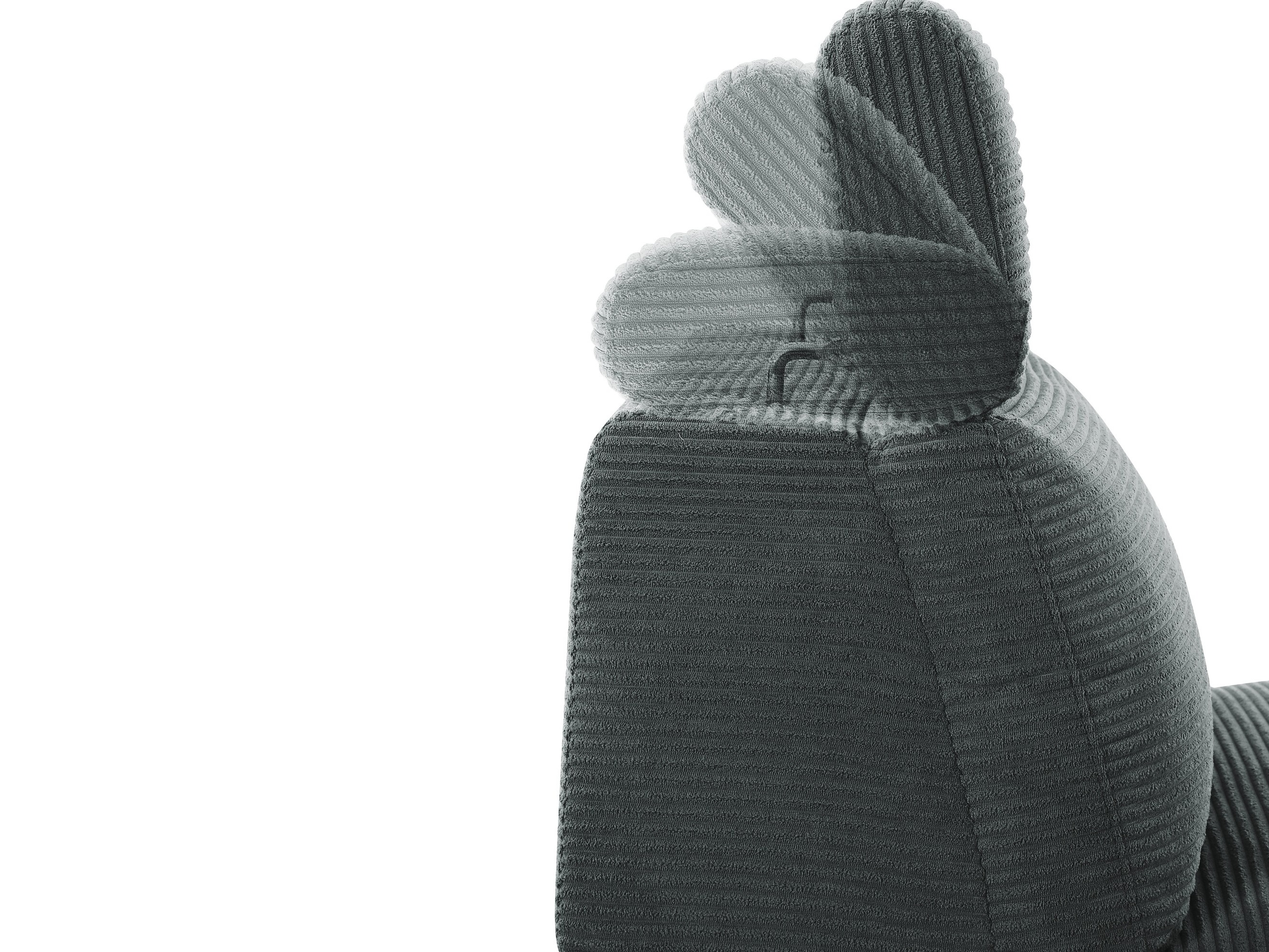 Minkštas kampas reglaineris Denton 1509 (Antracitas)