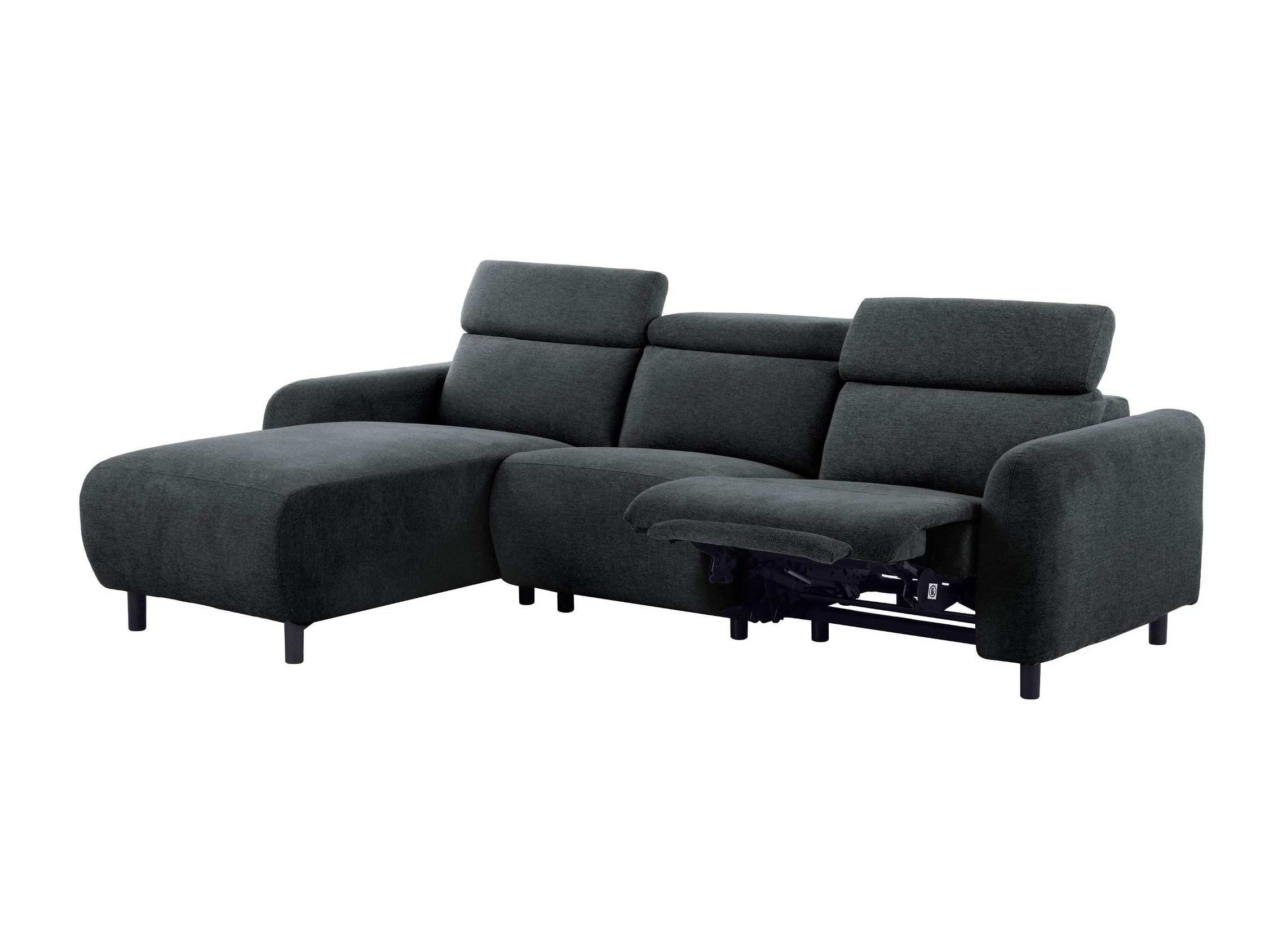 Minkštas kampas reglaineris Denton 1509 (Tamsi pilka)