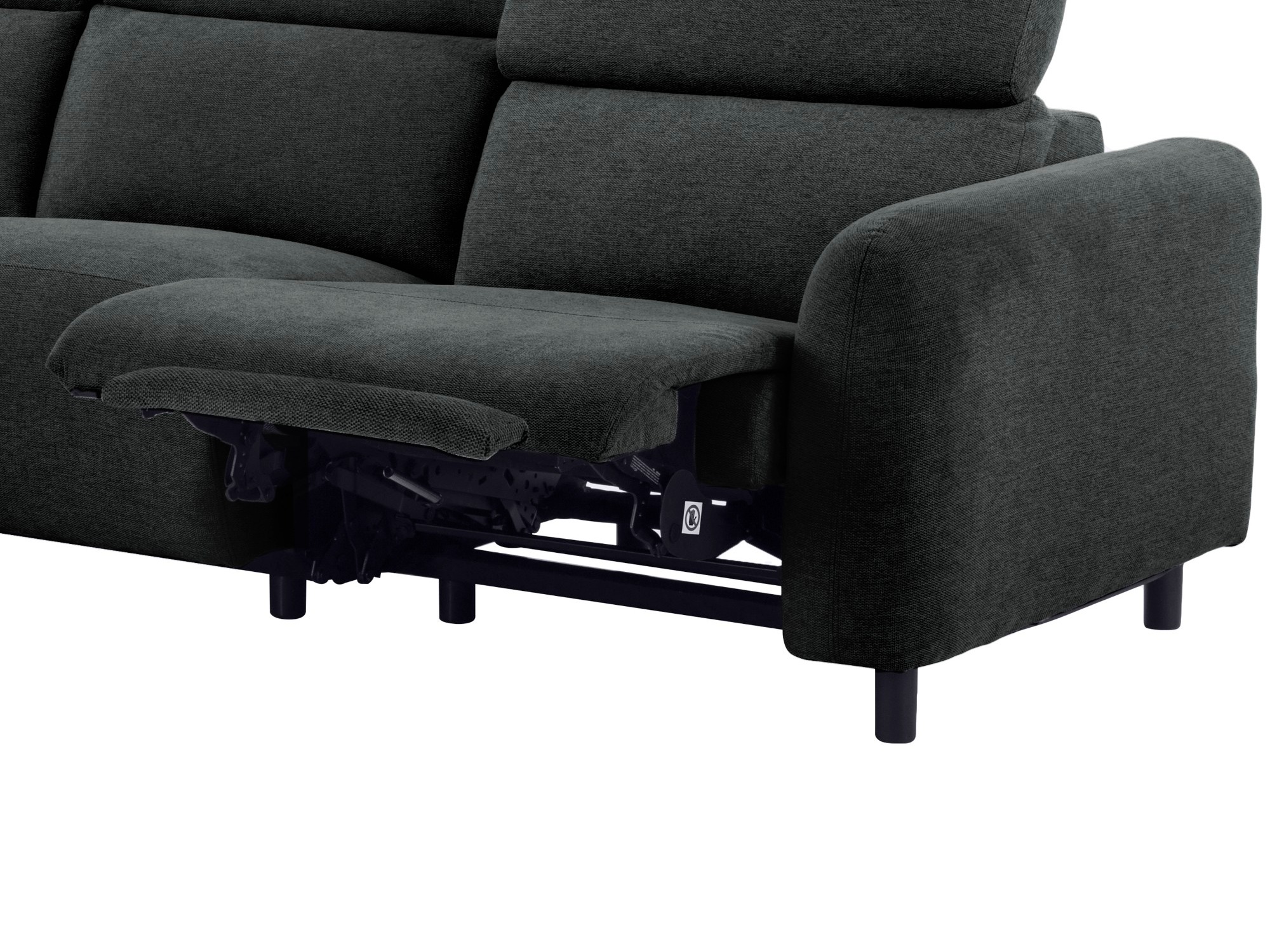 Minkštas kampas reglaineris Denton 1509 (Tamsi pilka)