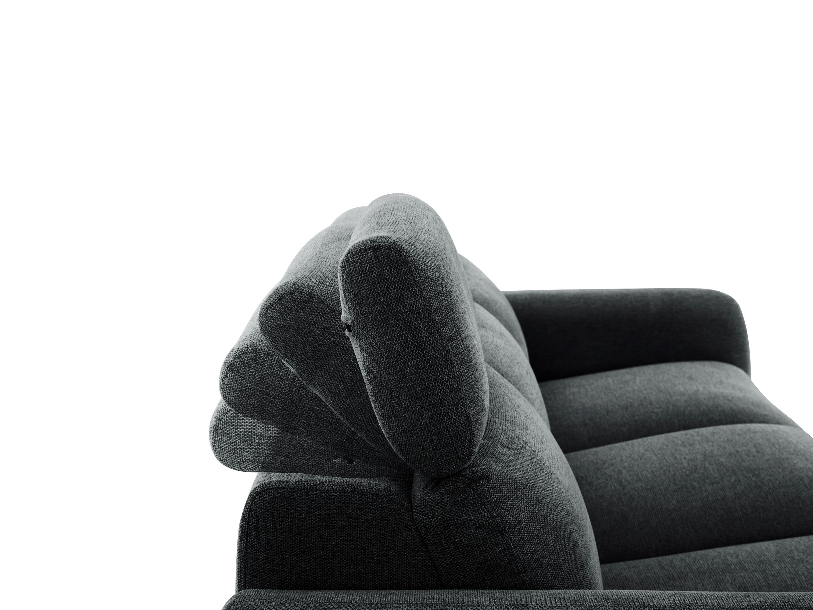 Minkštas kampas reglaineris Denton 1509 (Tamsi pilka)