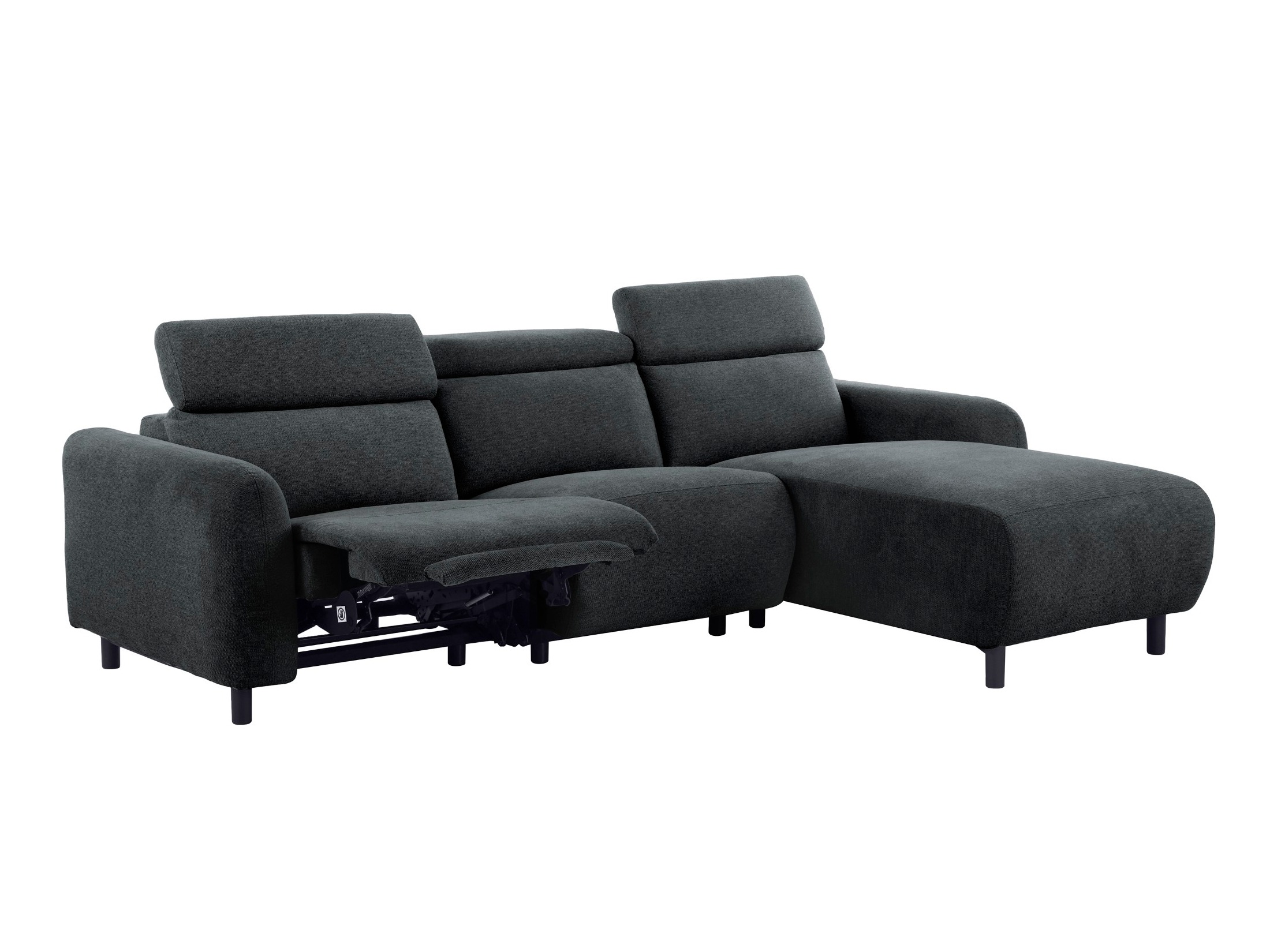 Minkštas kampas reglaineris Denton 1509 (Tamsi pilka)