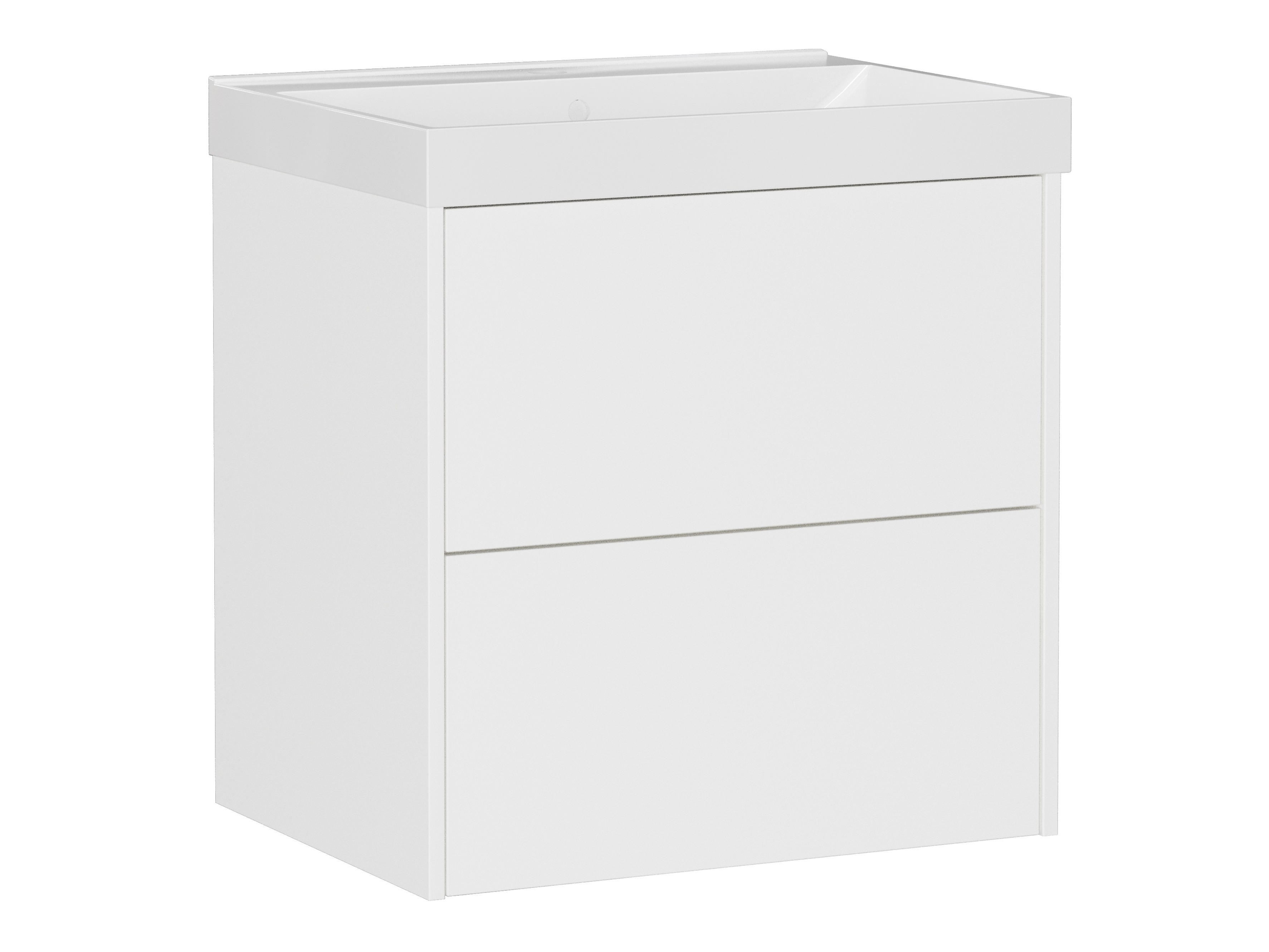 Pakabinama vonios spintelė praustuvui Sacramento 524 (Balta)