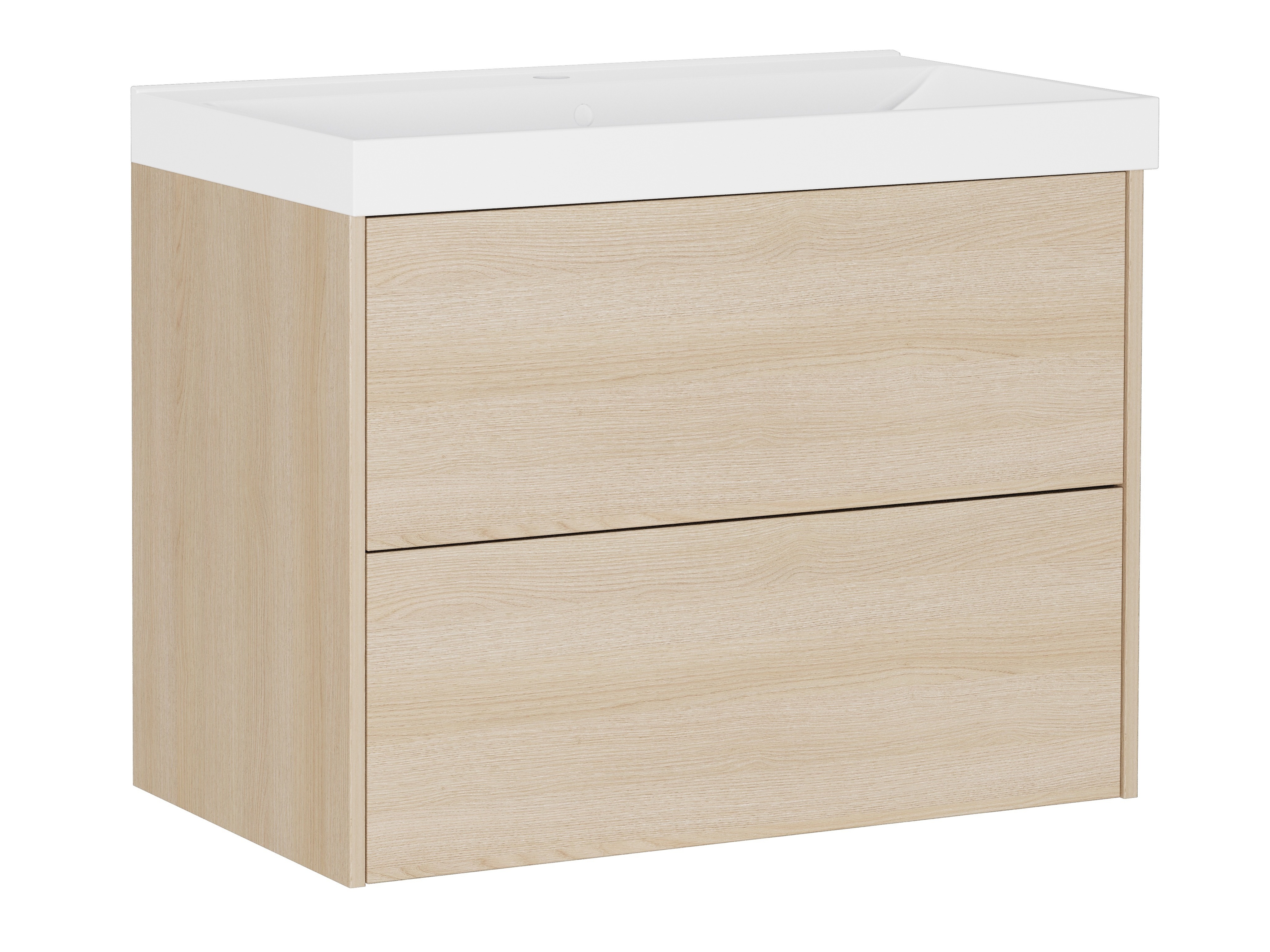 Pakabinama vonios spintelė praustuvui Sacramento 525 (Ąžuolas)