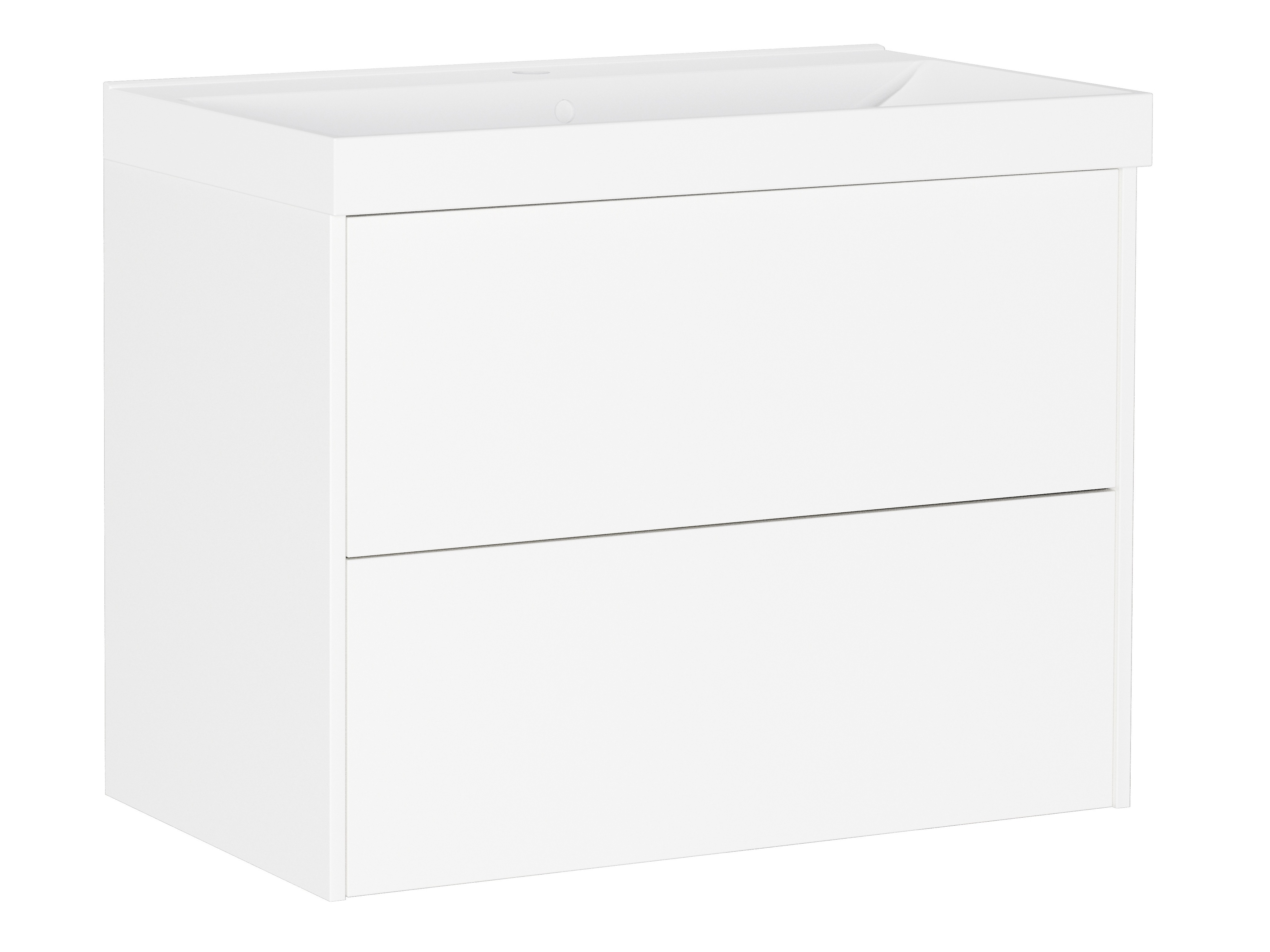 Pakabinama vonios spintelė praustuvui Sacramento 525 (Balta)