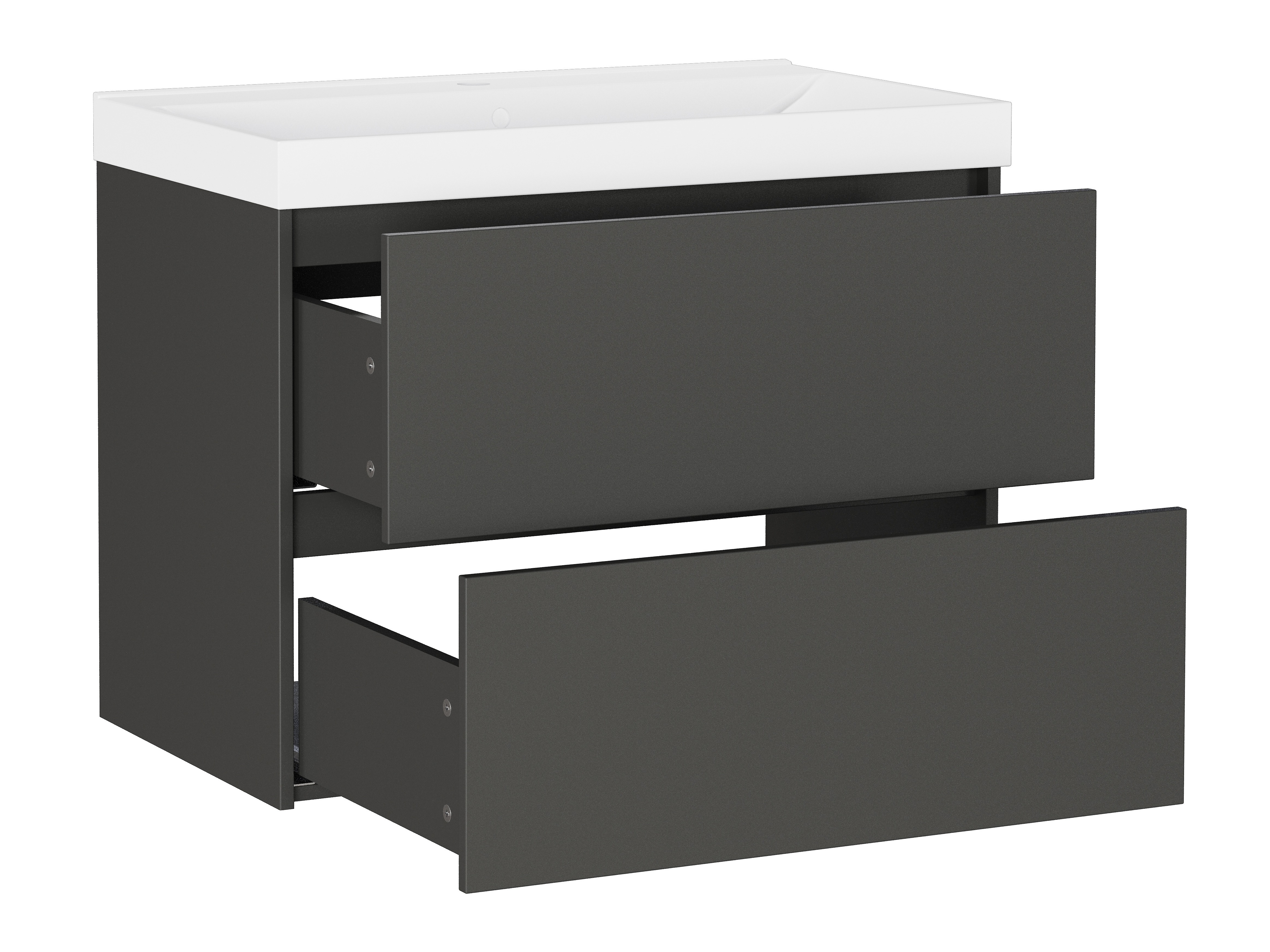 Pakabinama vonios spintelė praustuvui Sacramento 525 (Grafitas)