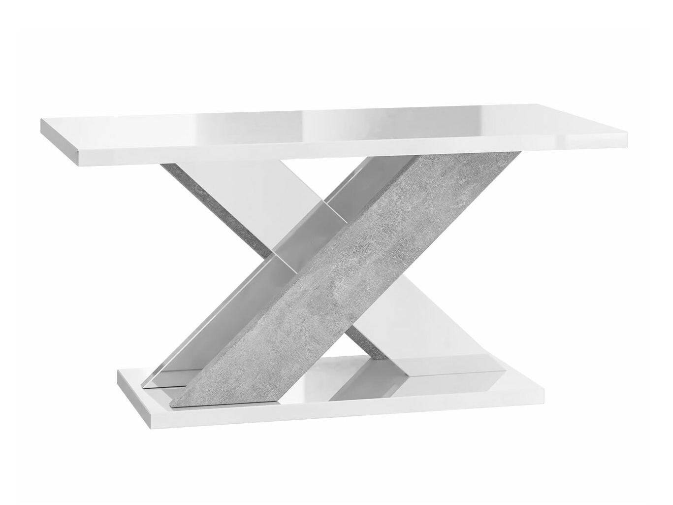 Stalas Goodyear 117 (Blizgi balta+ Betonas)