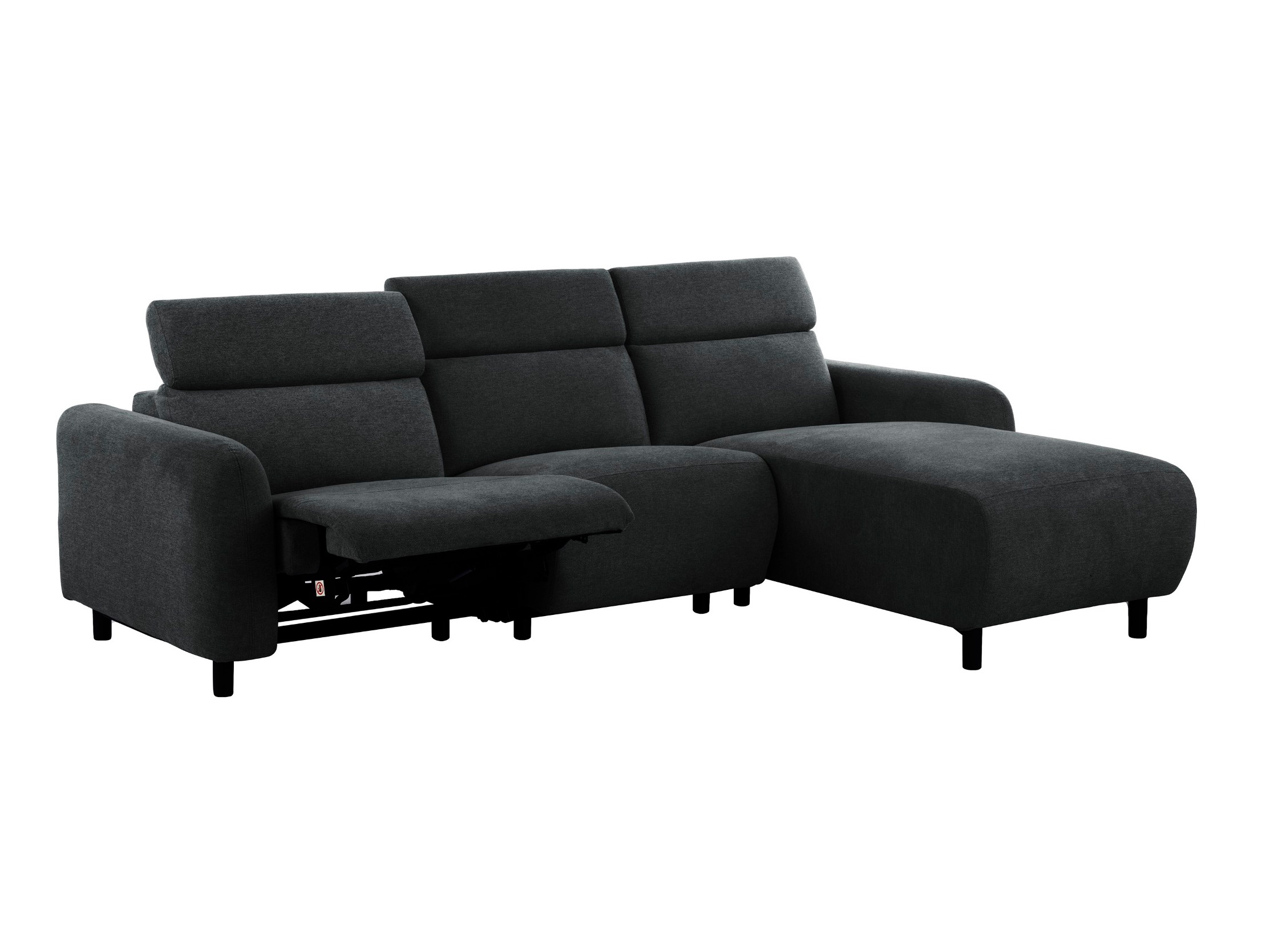 Minkštas kampas reglaineris Denton 1510 (Antracitas)