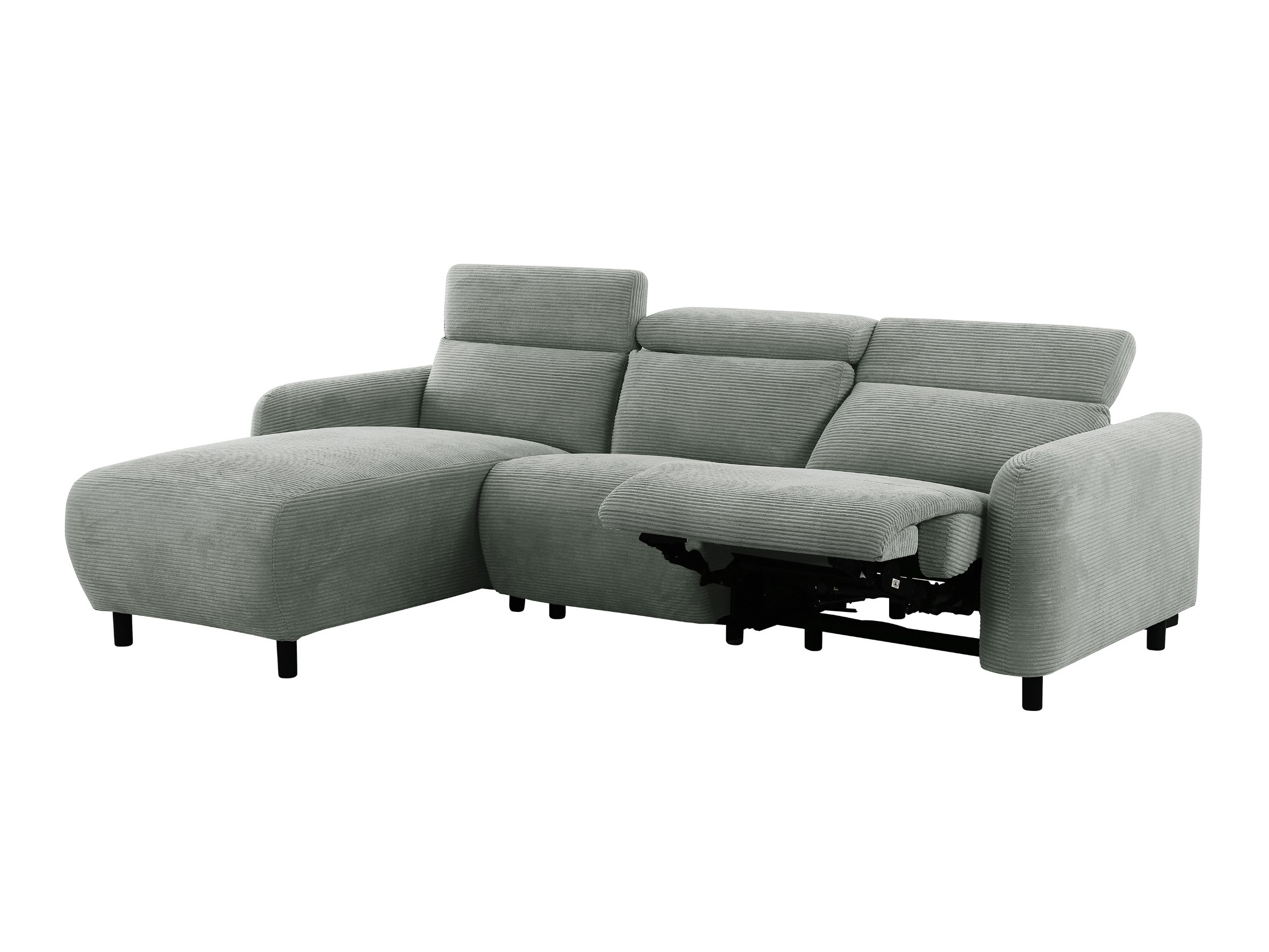 Minkštas kampas reglaineris Denton 1510 (Pilka)