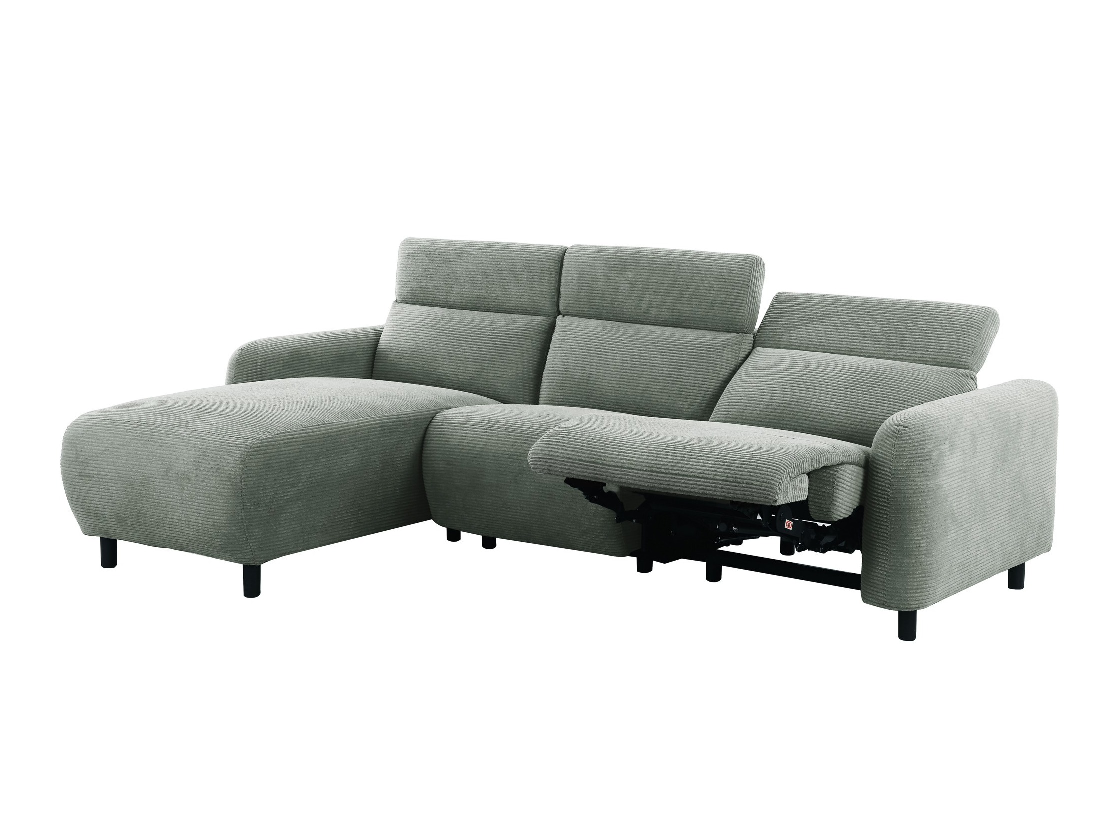 Minkštas kampas reglaineris Denton 1510 (Pilka)