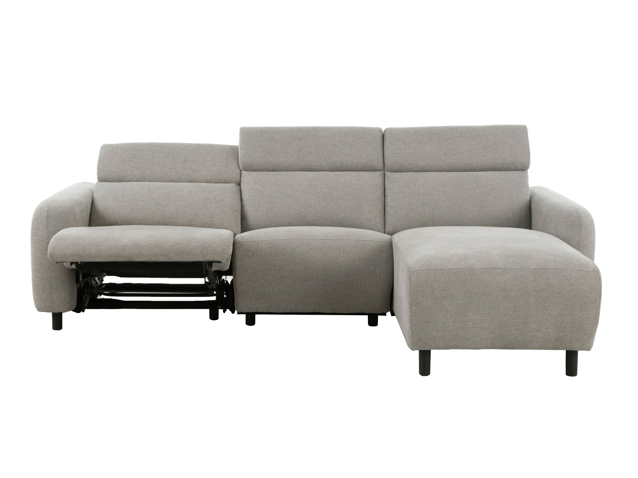 Minkštas kampas reglaineris Denton 1510 (Šviesi pilka)