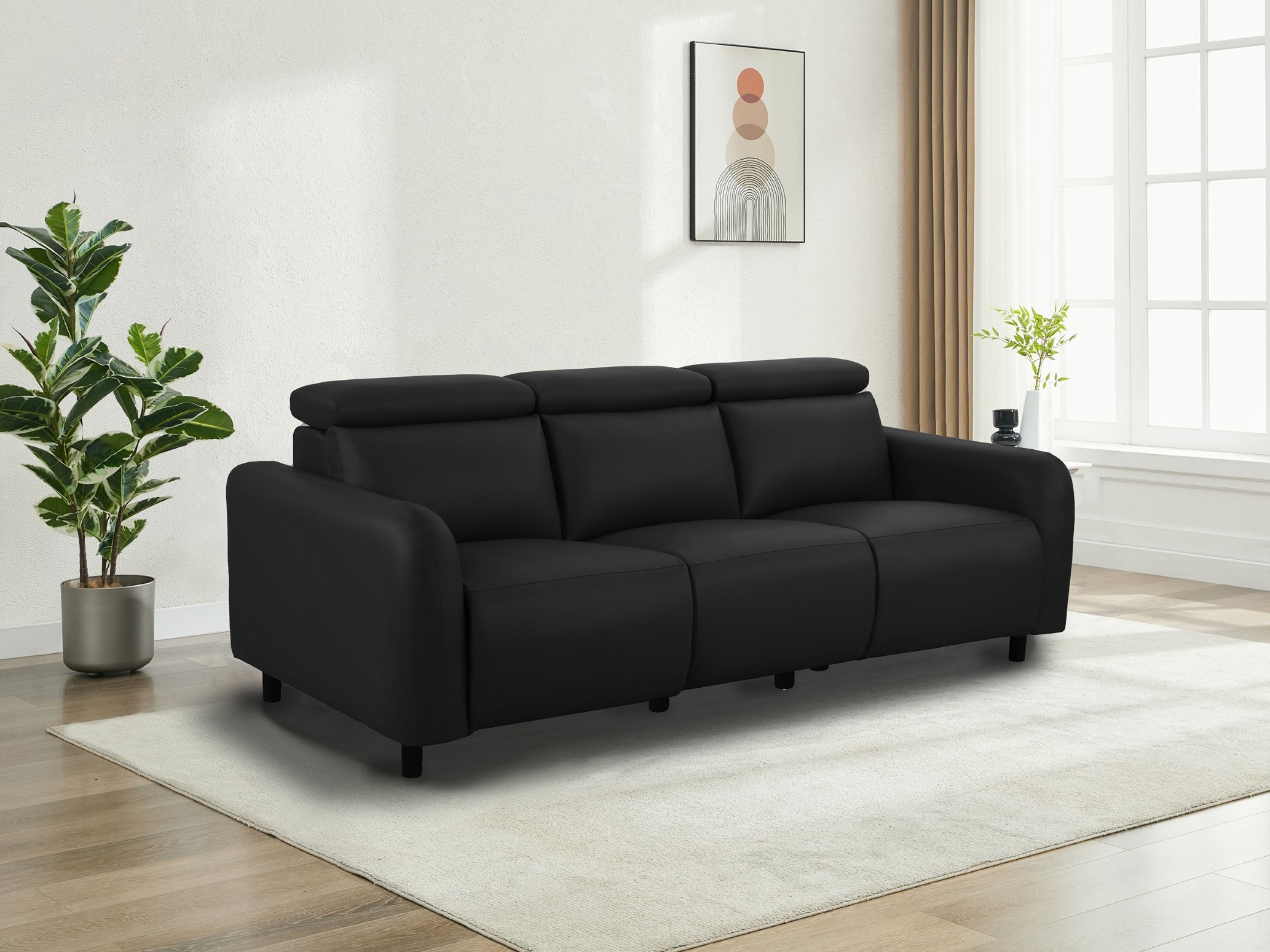 Sofa reglaineris Denton 1511 (Juoda)