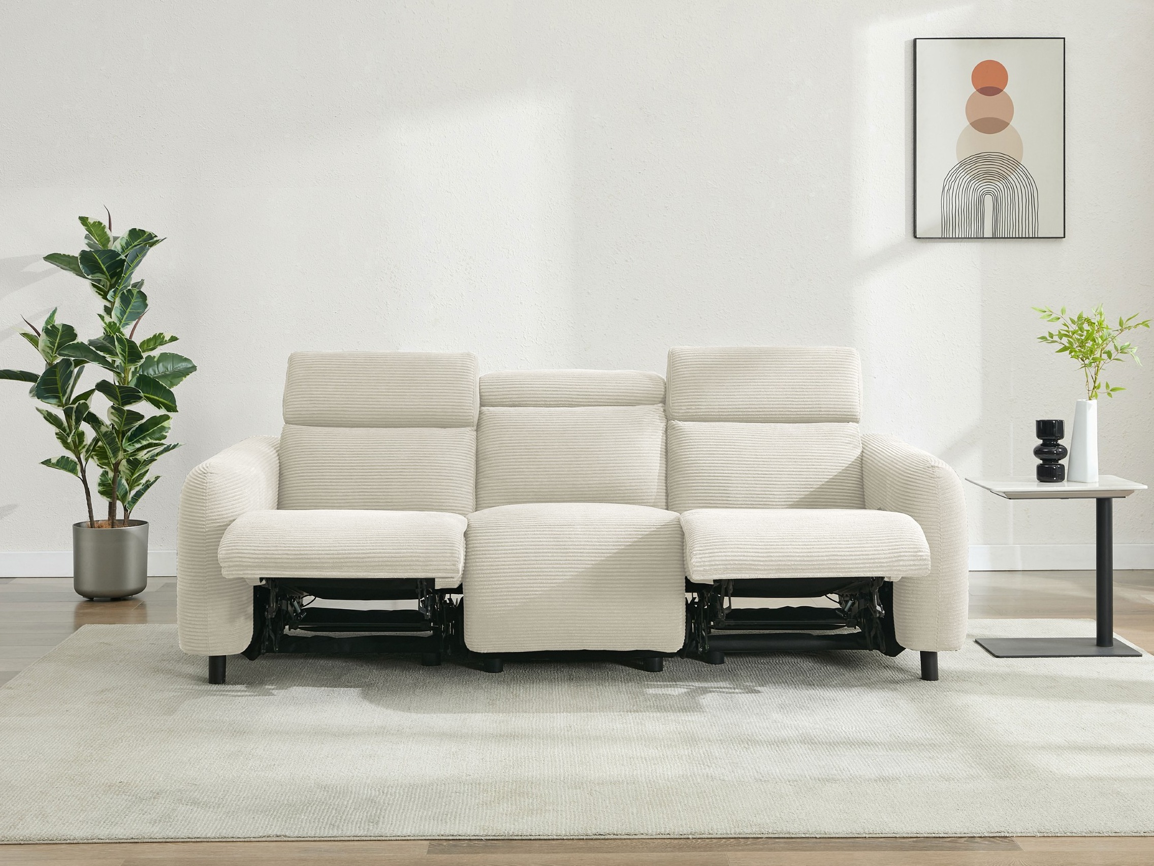 Sofa reglaineris Denton 1511 (Kreminė)