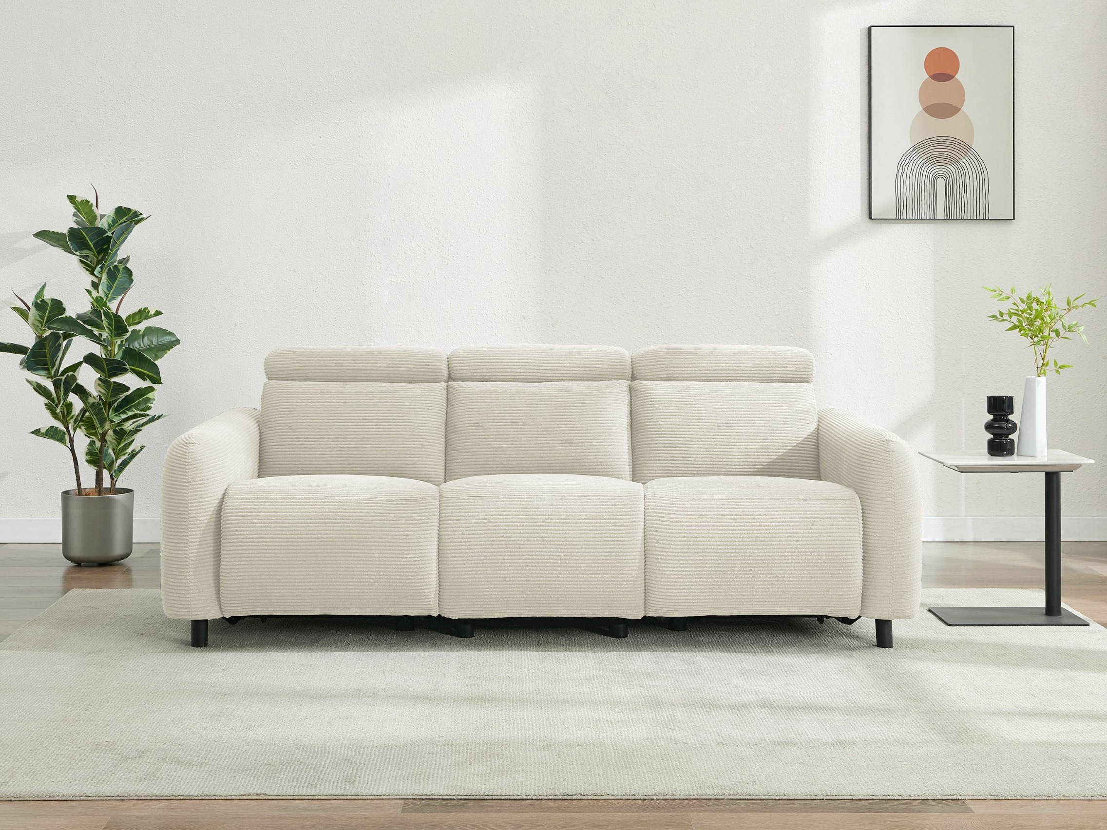 Sofa reglaineris Denton 1511 (Kreminė)