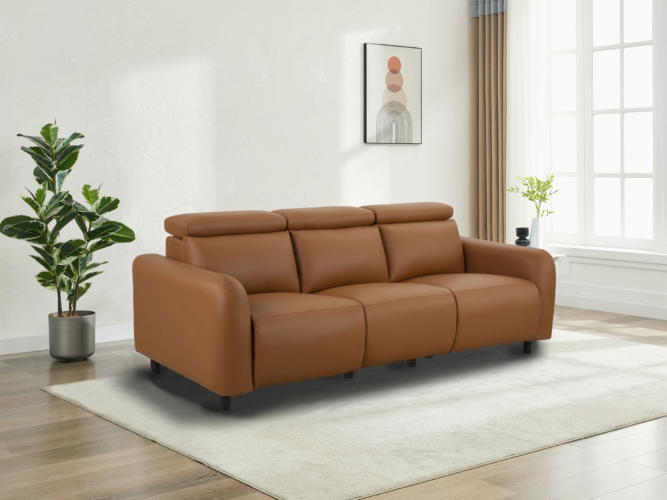 Sofa reglaineris Denton 1511 (Oranžinė)