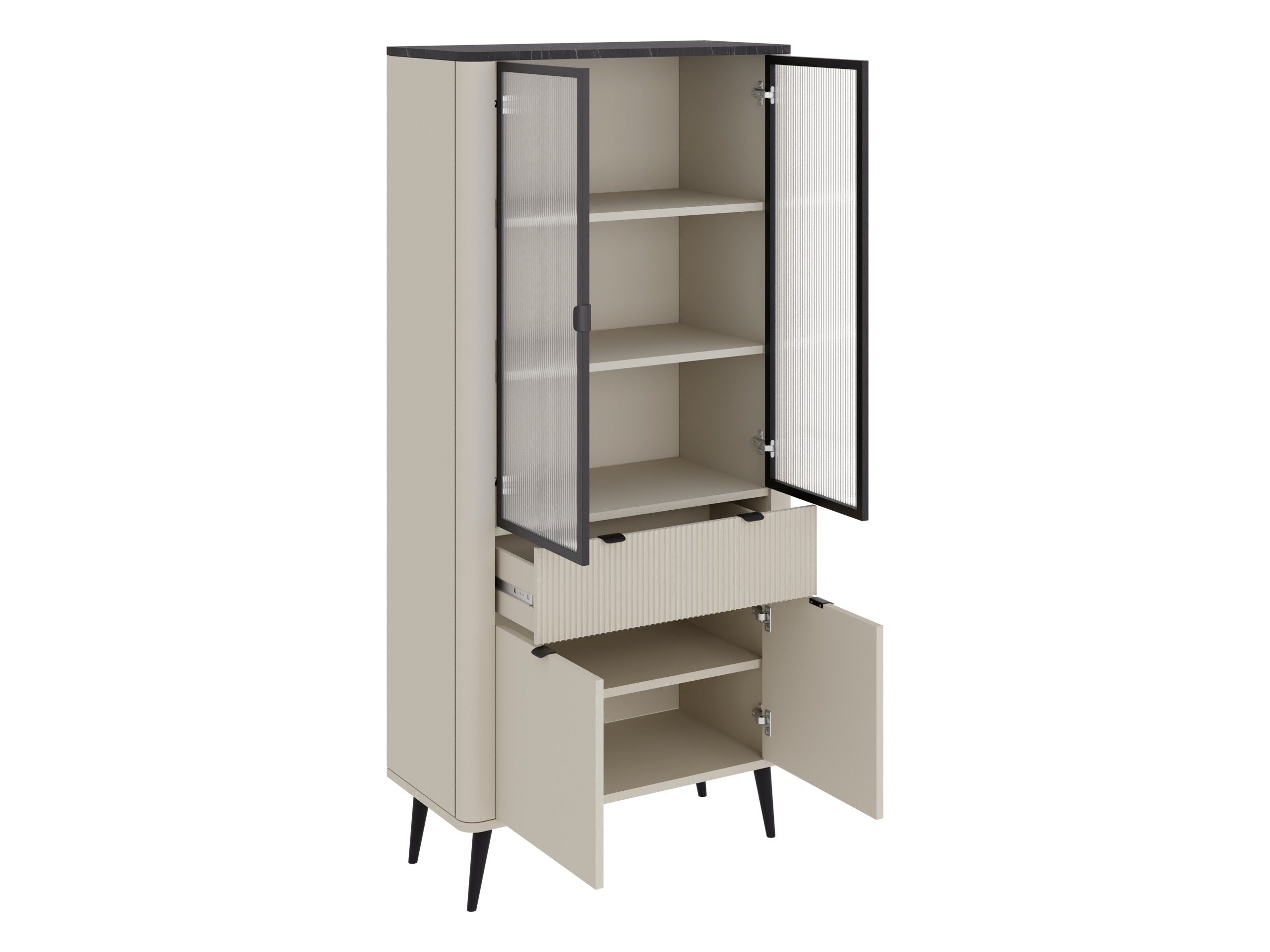 Svetainės komplektas Lufela 120 (Kašmyras + Graikinis riešutas)