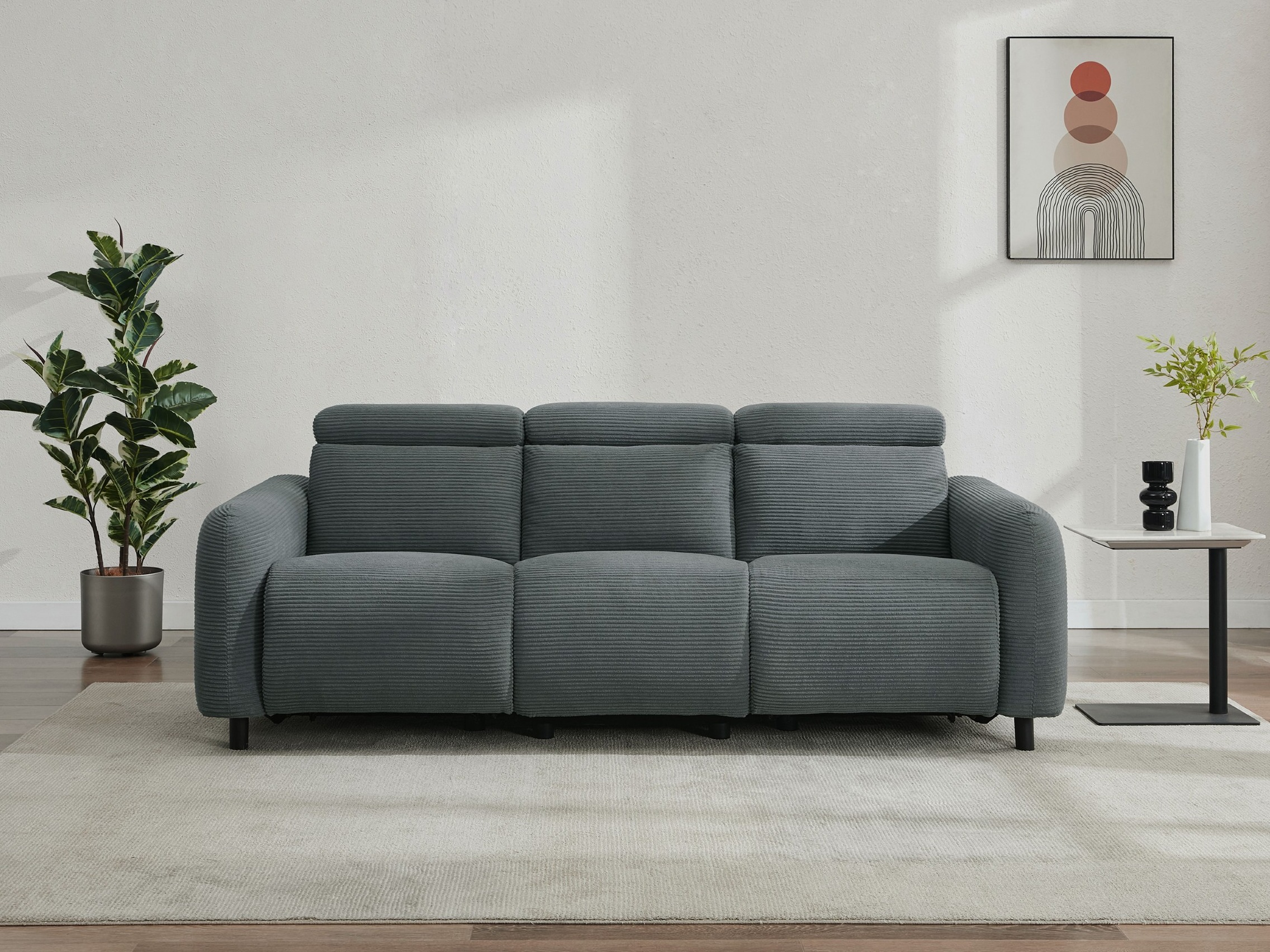 Sofa reglaineris Denton 1511 (Tamsi pilka)