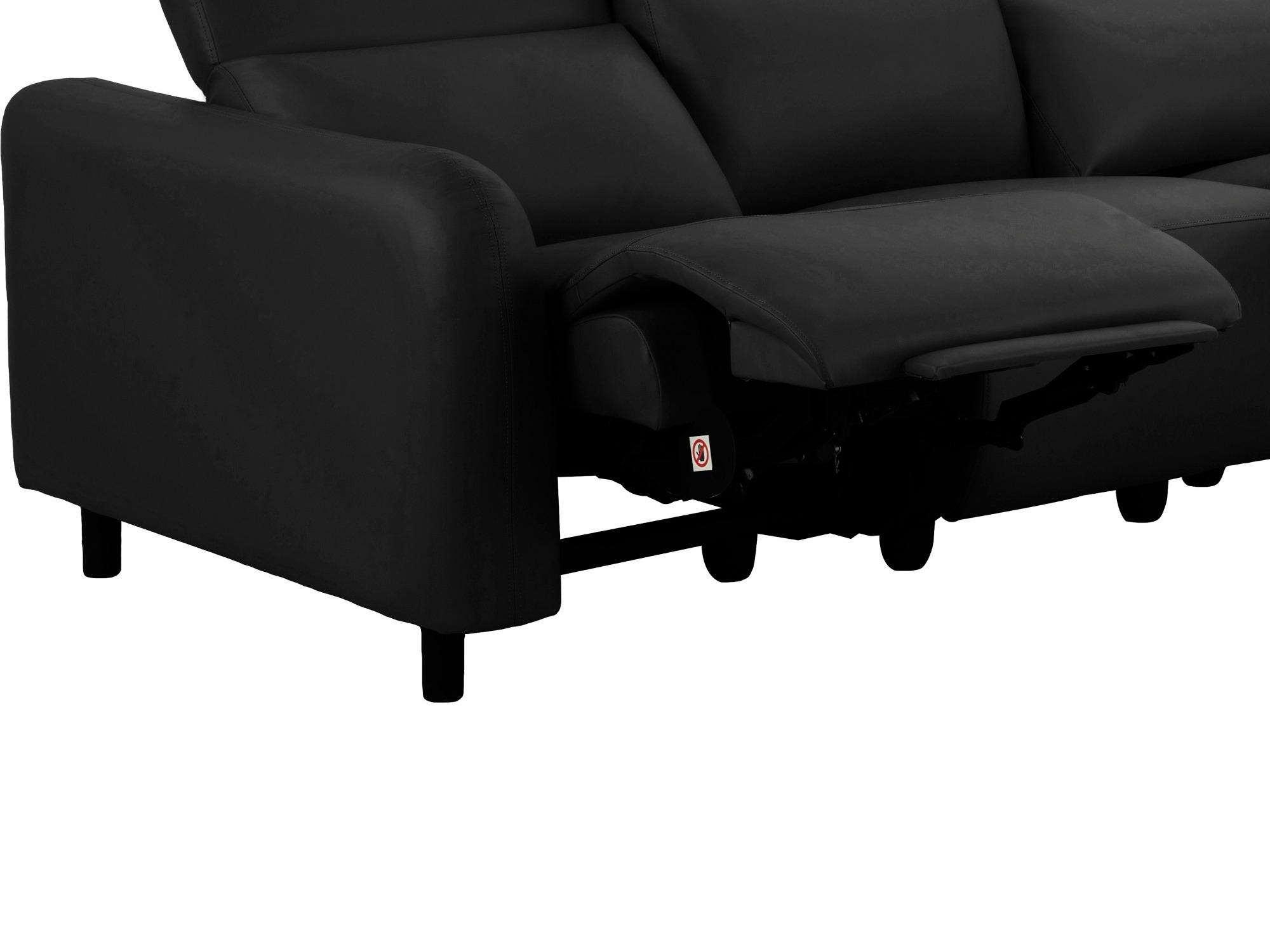 Sofa reglaineris Denton 1512 (Juoda)