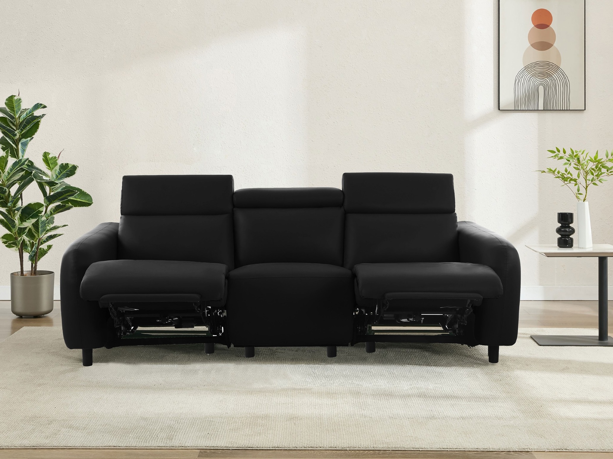 Sofa reglaineris Denton 1512 (Juoda)