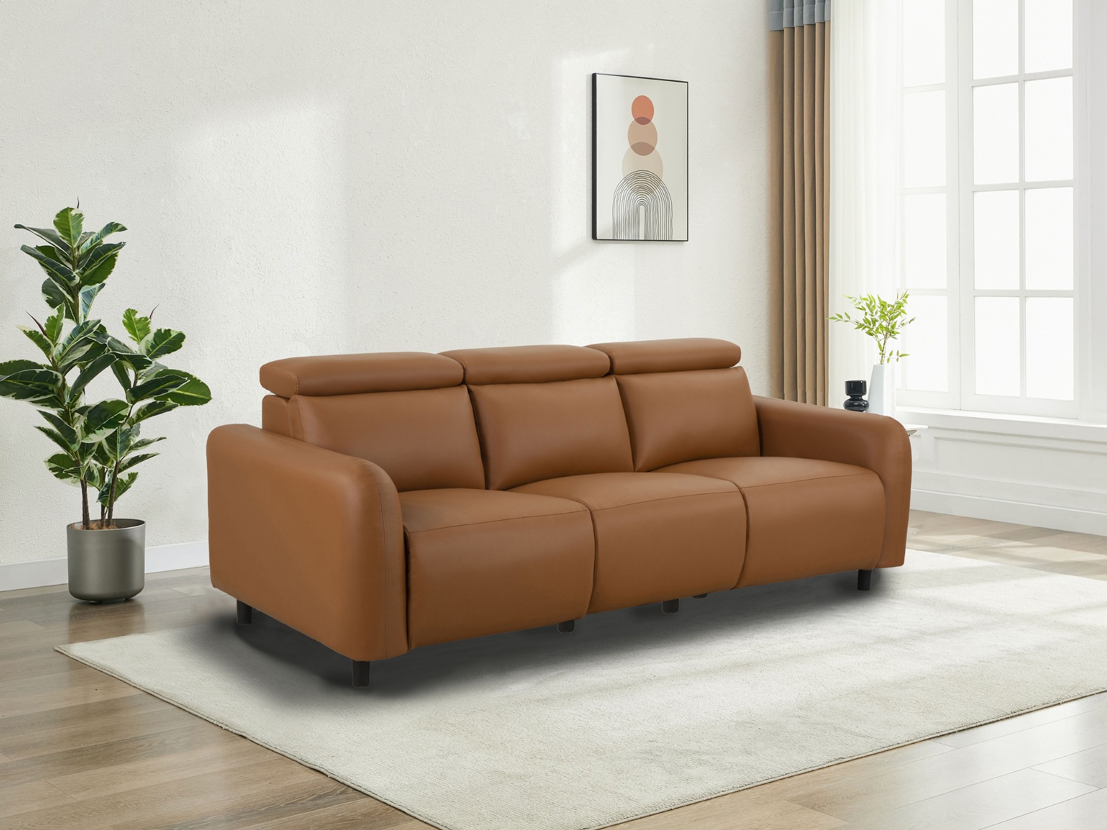 Sofa reglaineris Denton 1512 (Oranžinė)