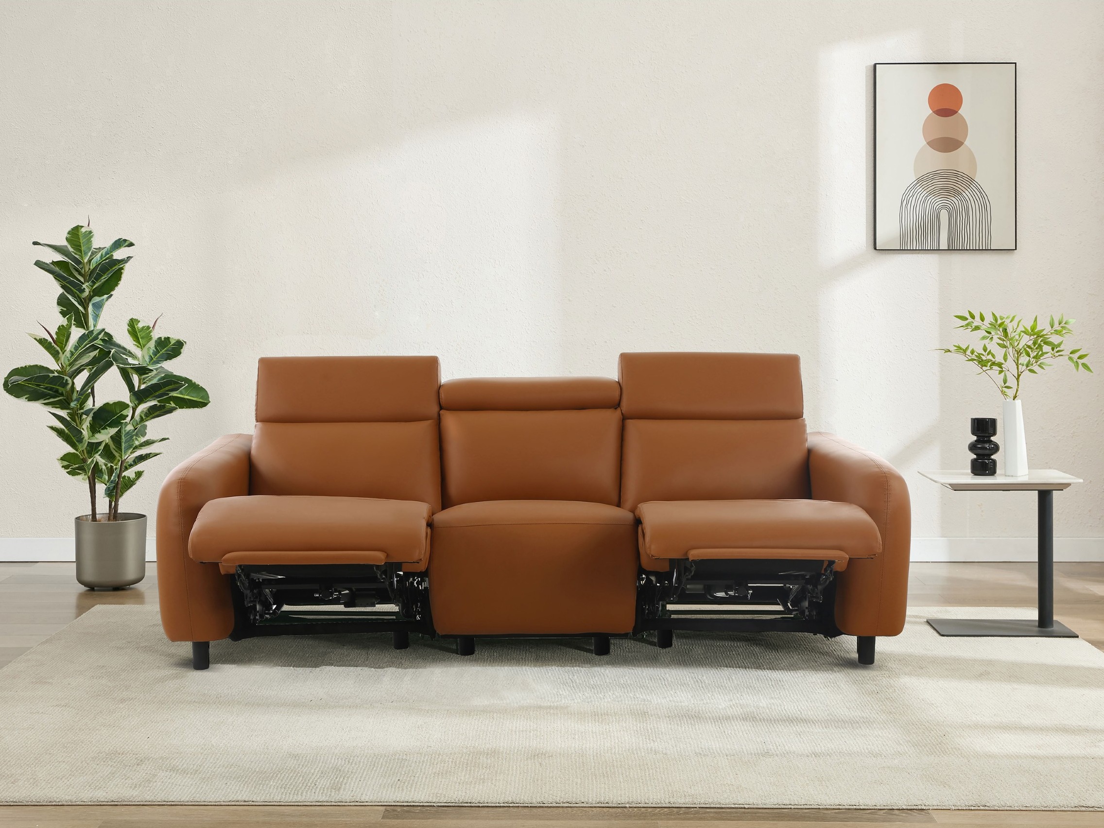 Sofa reglaineris Denton 1512 (Oranžinė)