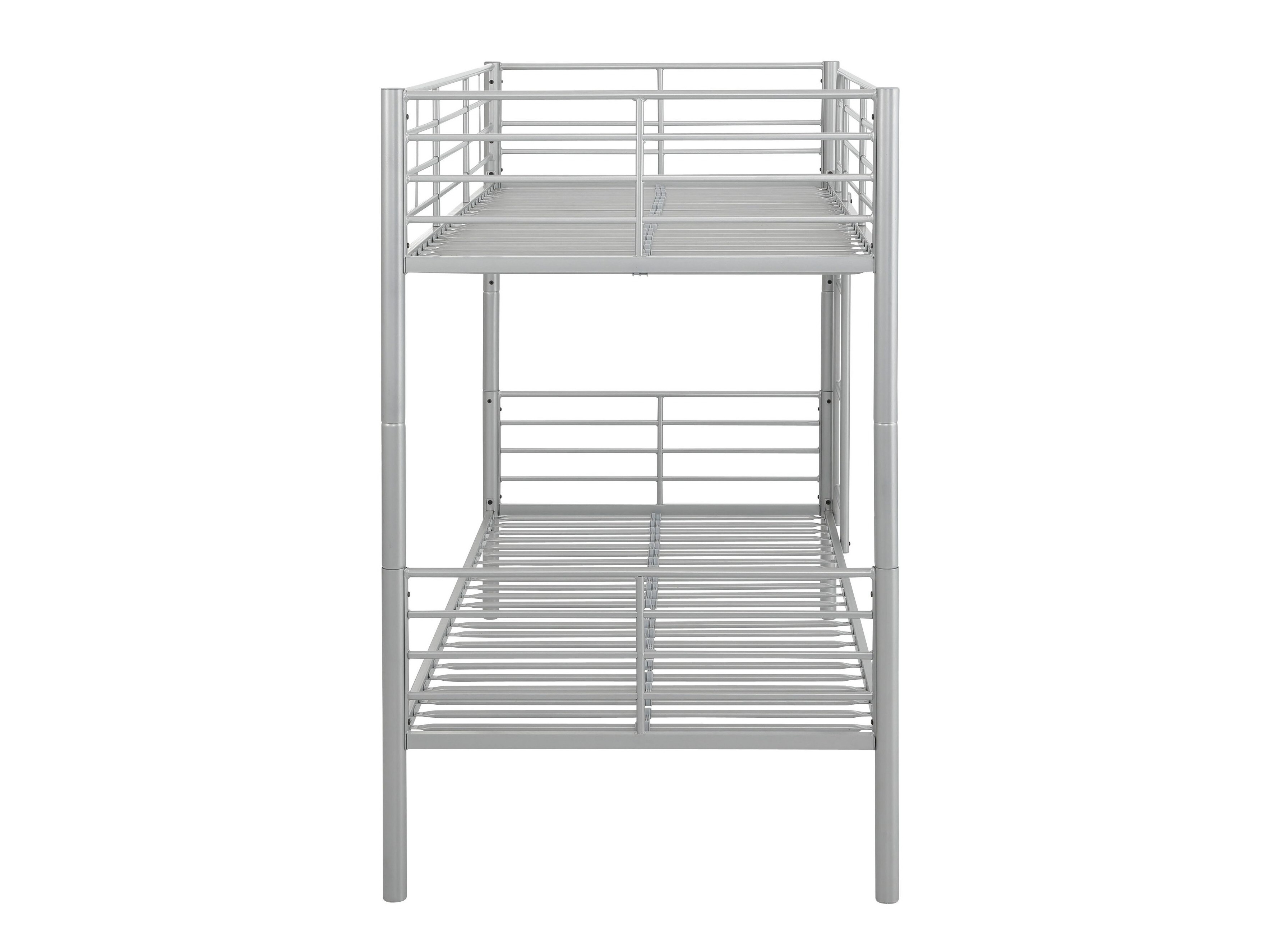 Dviaukštė lova Denton 1518 (Sidabrinė)