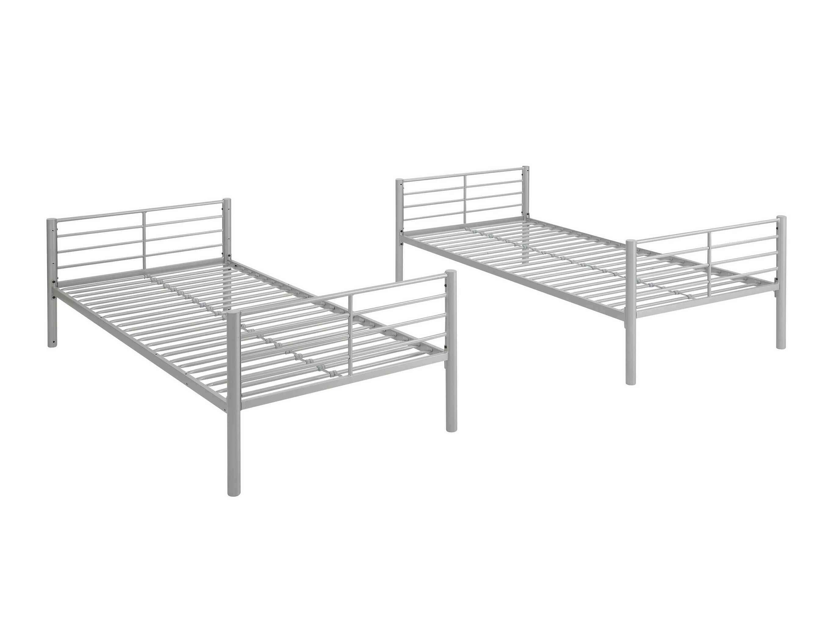 Dviaukštė lova Denton 1518 (Sidabrinė)