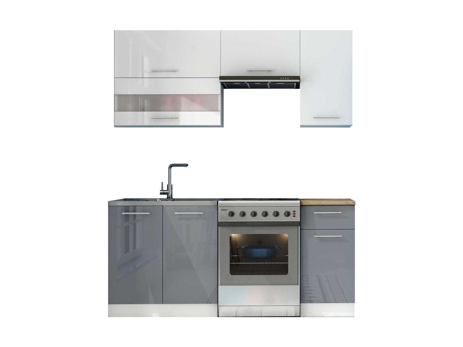 Modulinis virtuvės komplektas Tiffa Mix 100