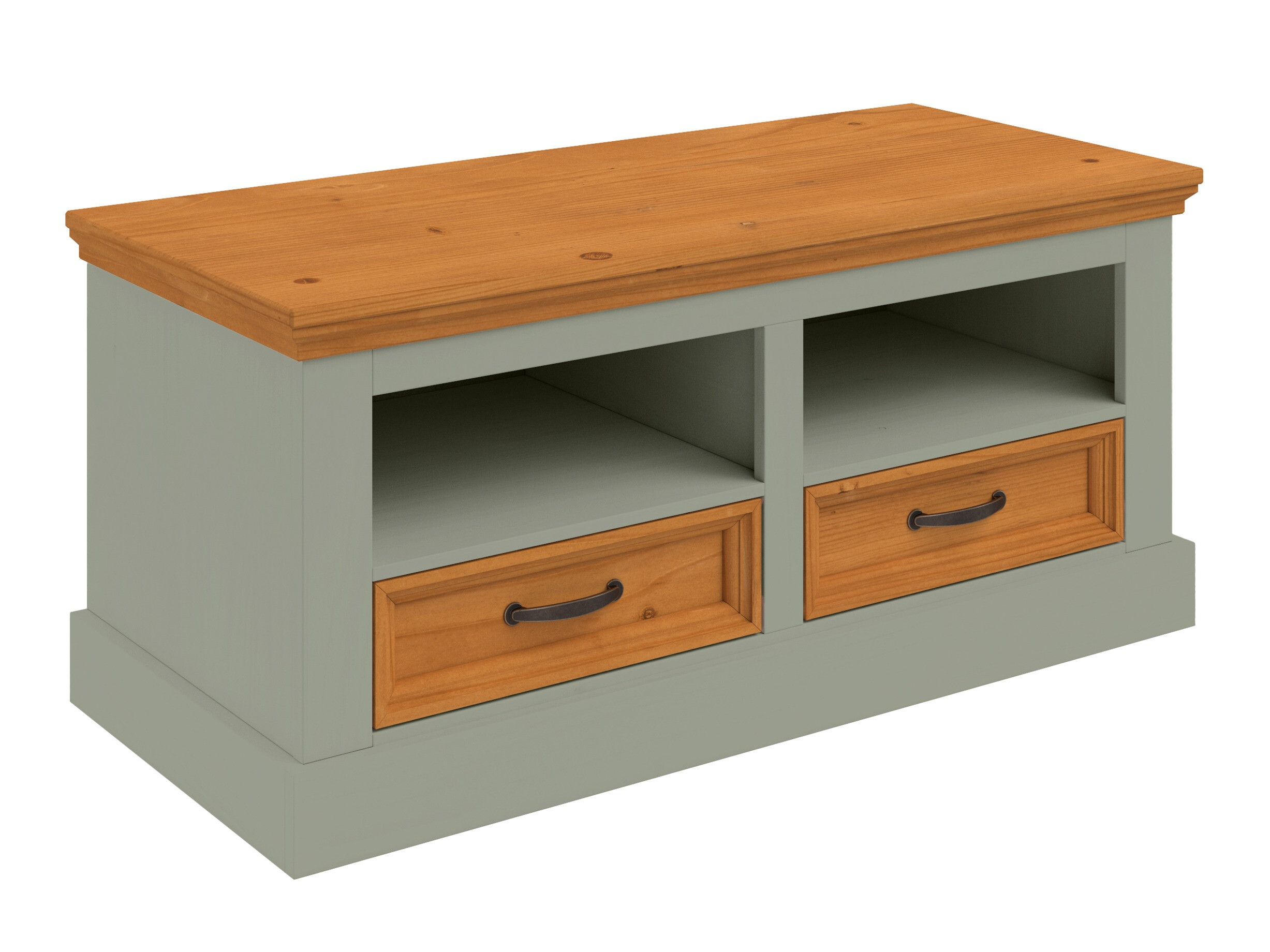 Komoda Tolelio 128 (Žalia + Pušis)