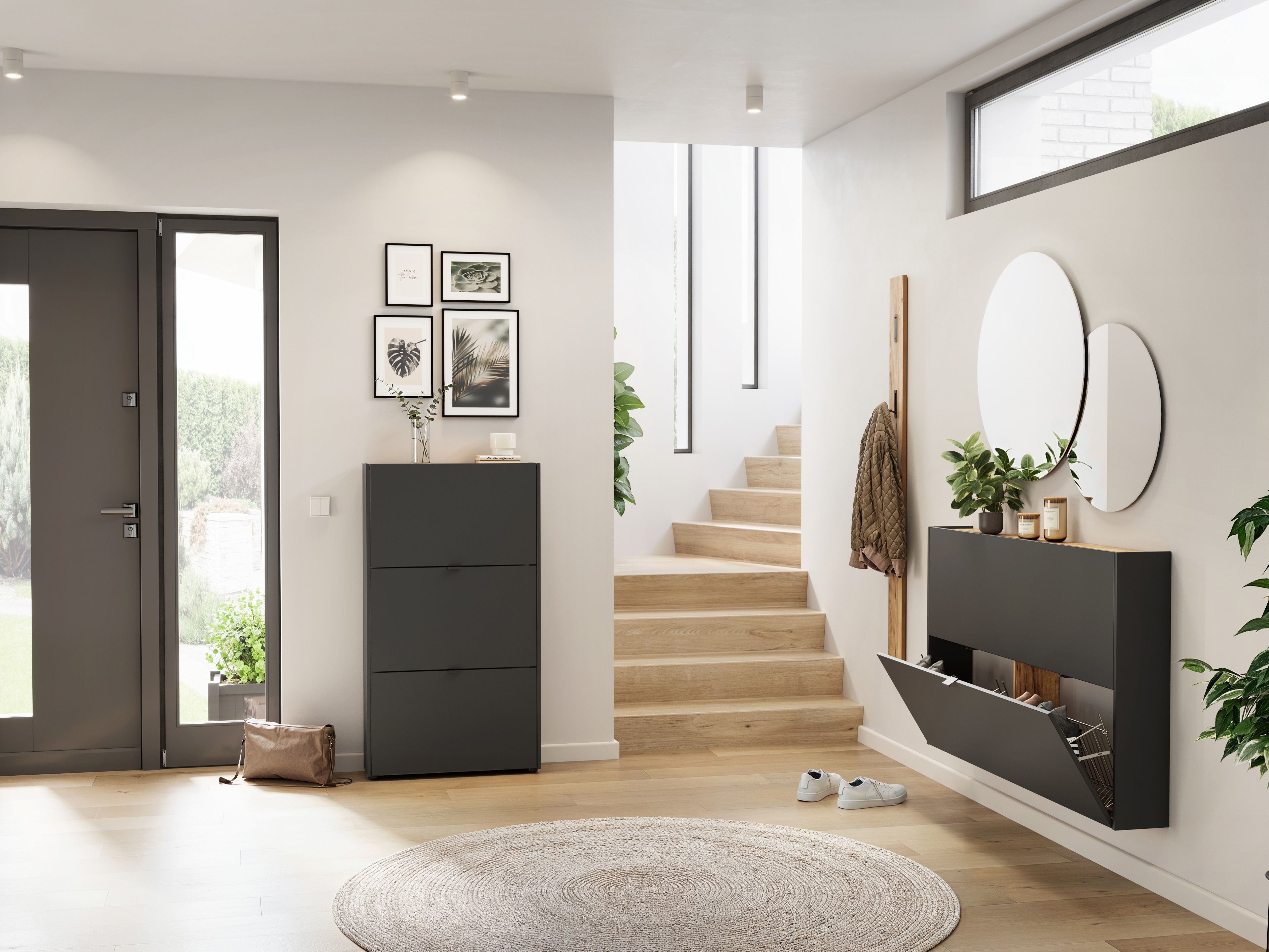 Batų dėžė Cirsale 113 (Navarra ąžuolas + Grafitas)