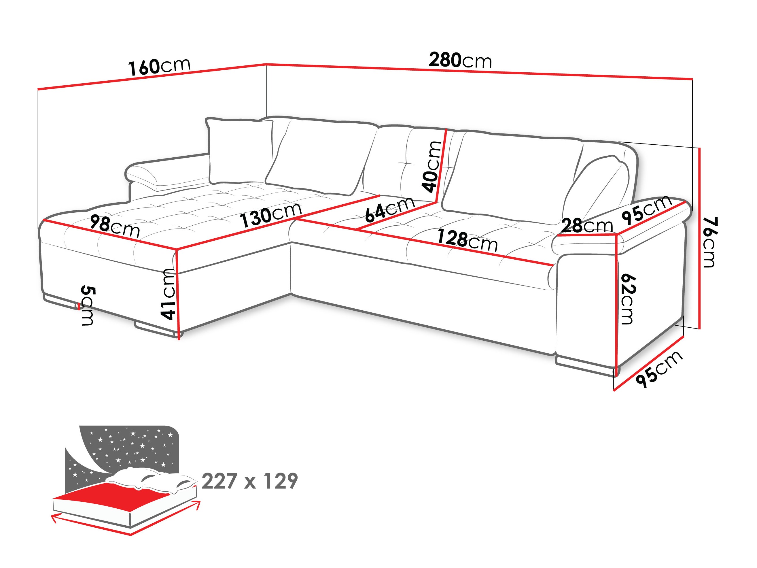 Minkštas kampas Comfivo Mica II (Corbett 21)