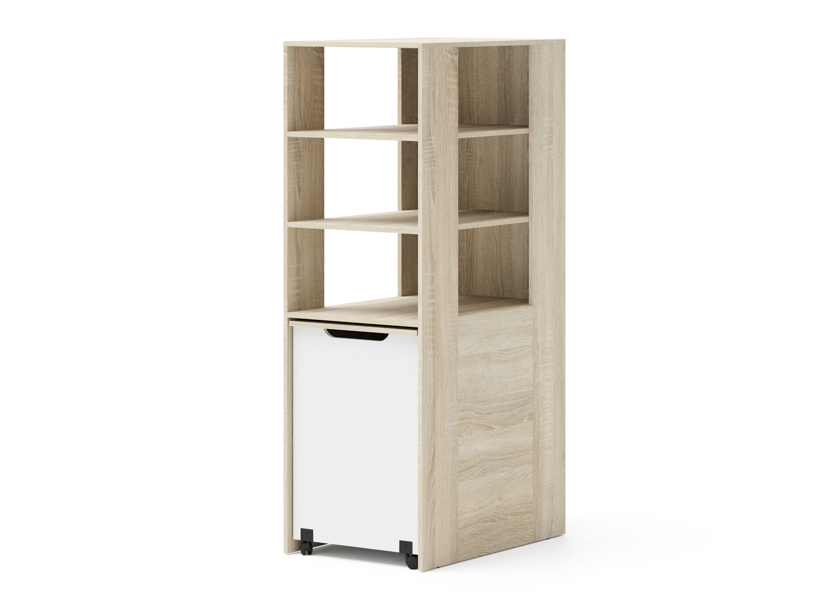 Darbo stalas Elitenu 100 (Sonomos ąžuolas + Balta)