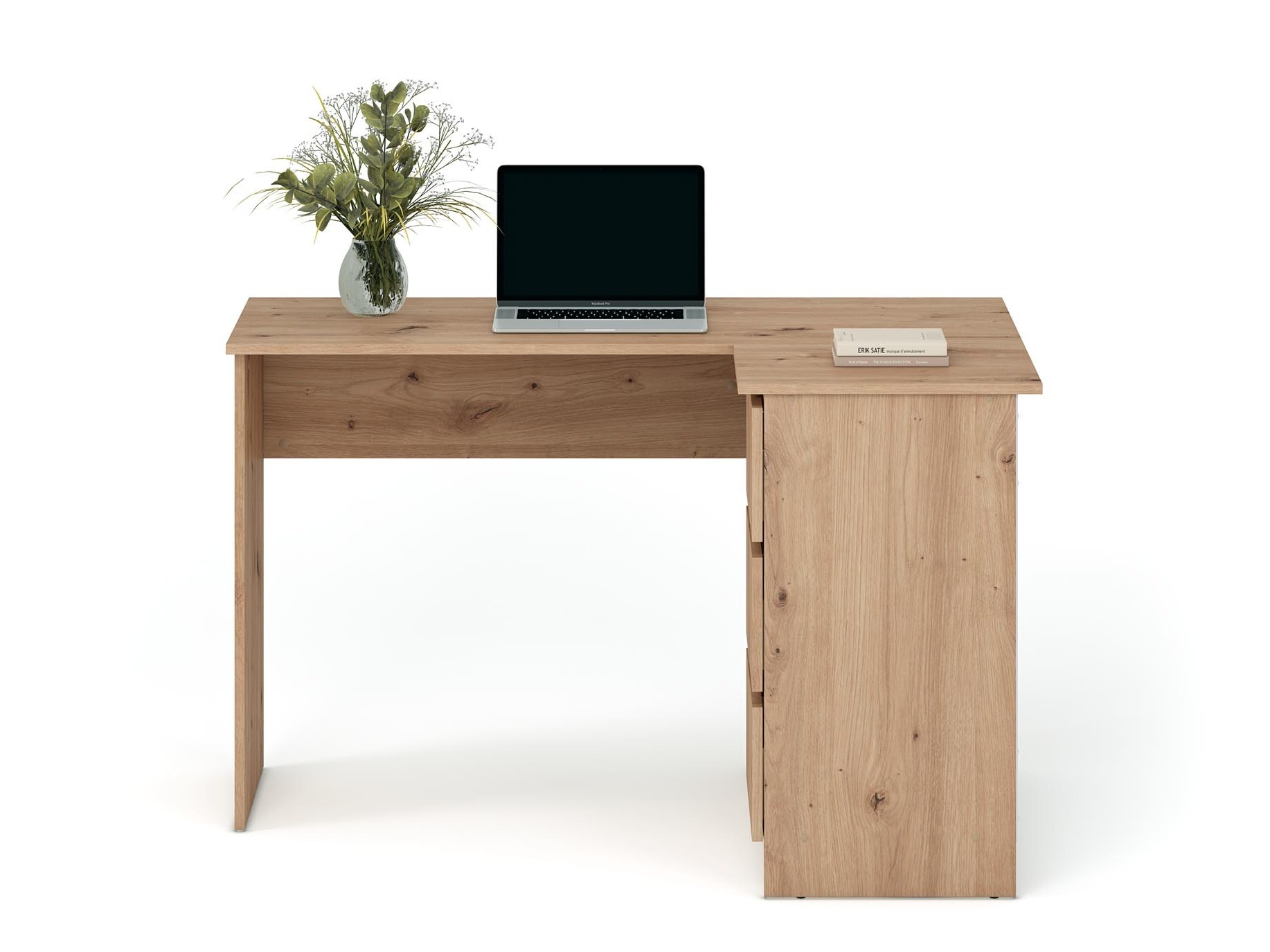 Kampinis darbo stalas Houston 1950 (Artisan ąžuolas)