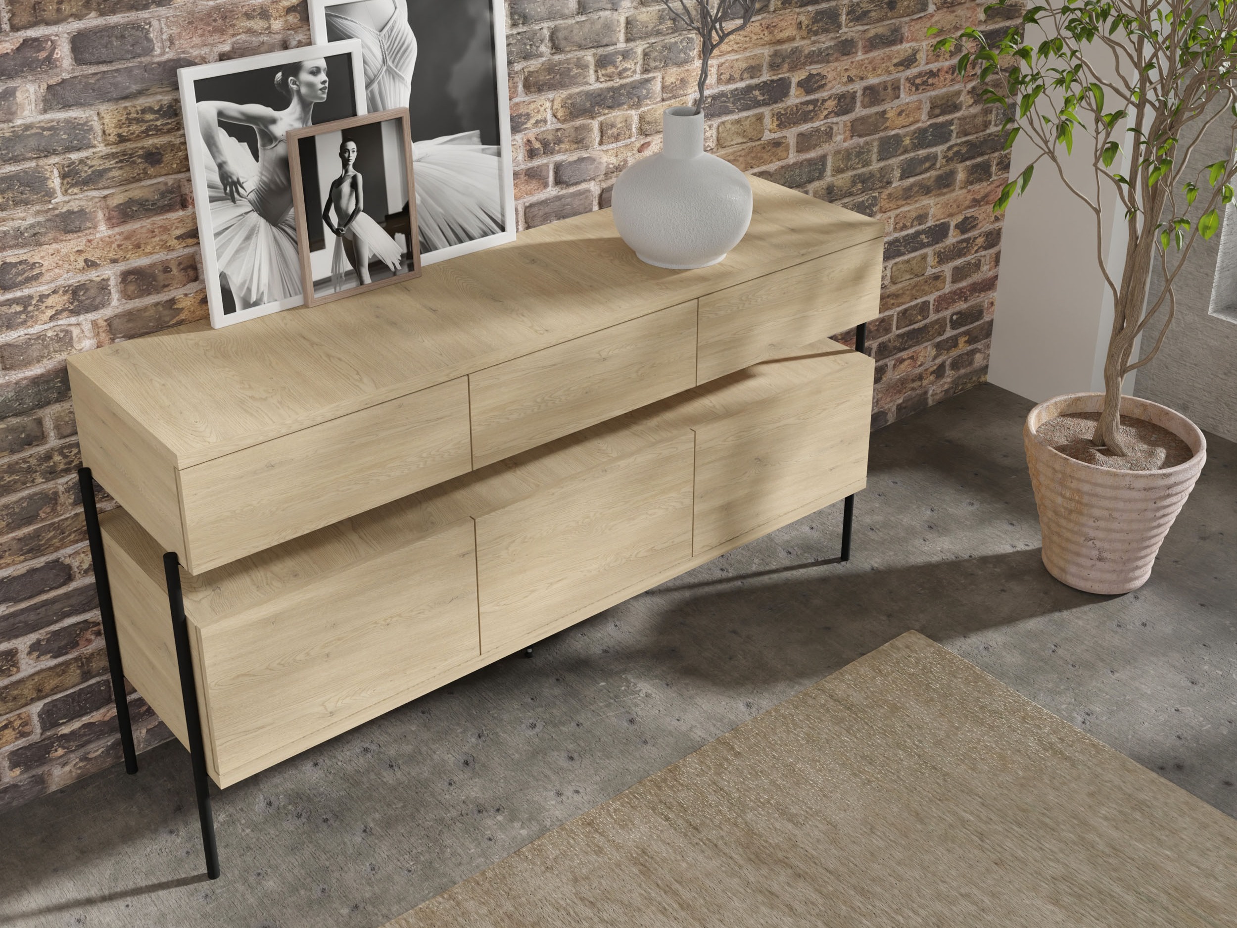 Svetainės komplektas Buffalo 209