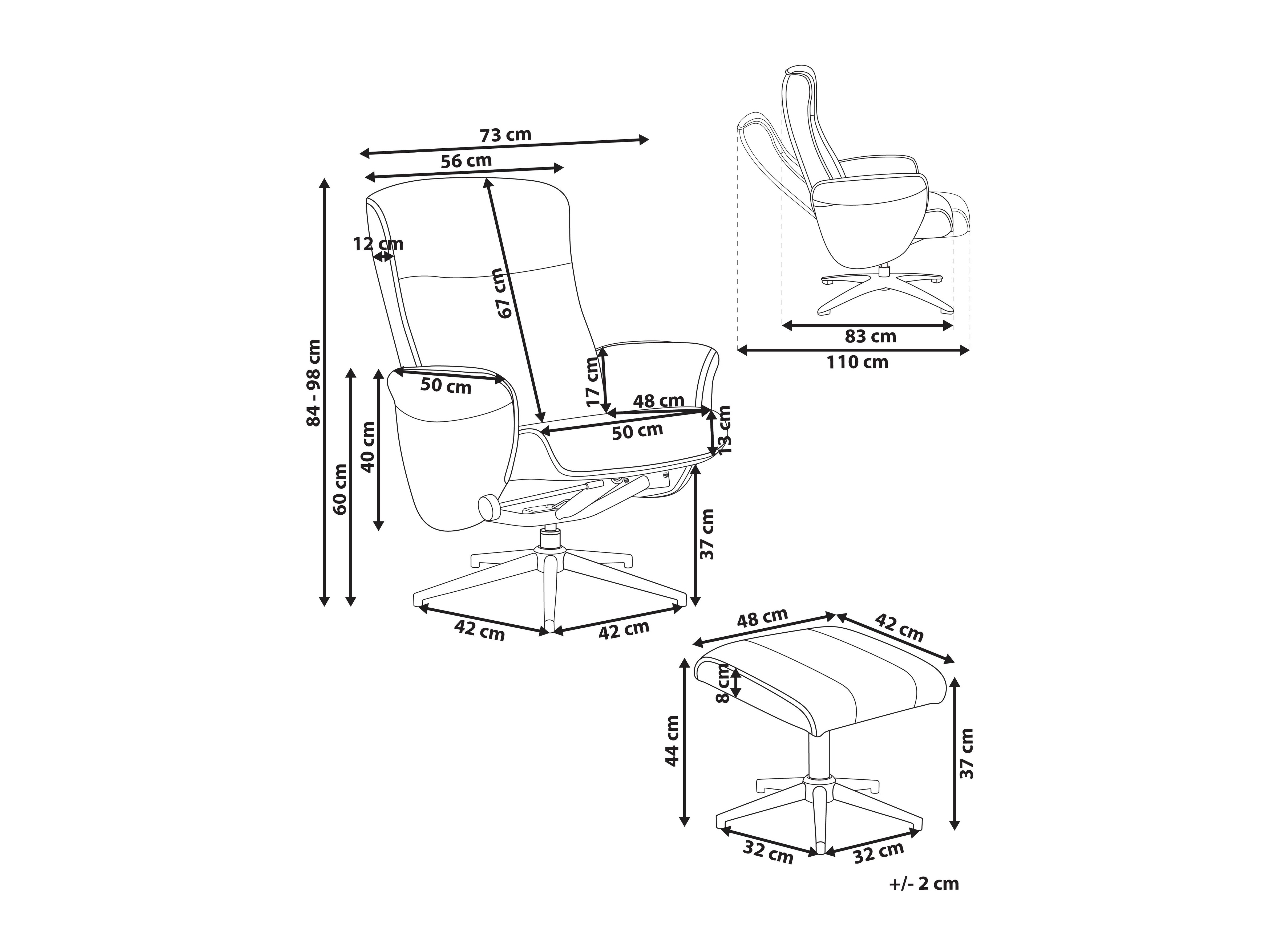Fotelis reglaineris Berwyn 2862