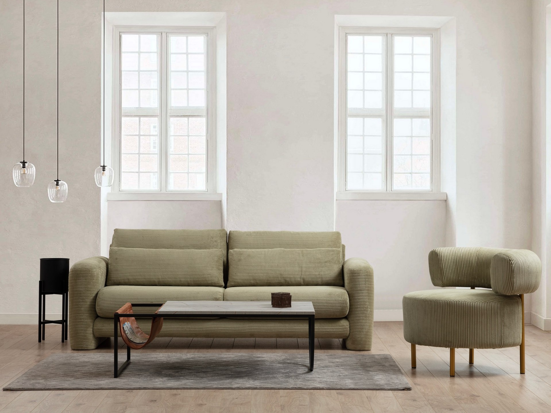 Sofa Altadena 330 (Žalia)