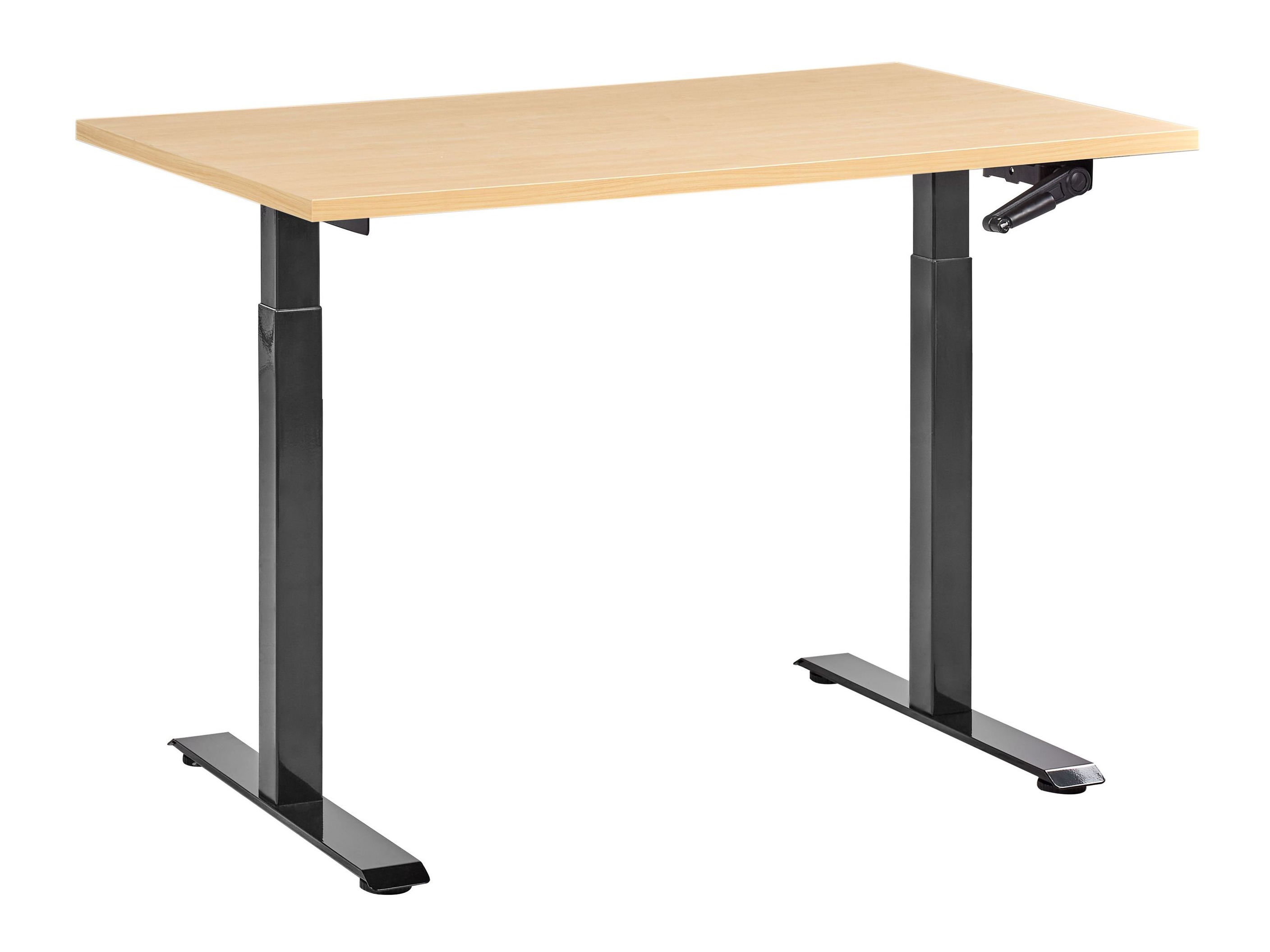 Reguliuojamo aukščio darbo stalas Berwyn 2864 (Šviesus medis + Juoda)