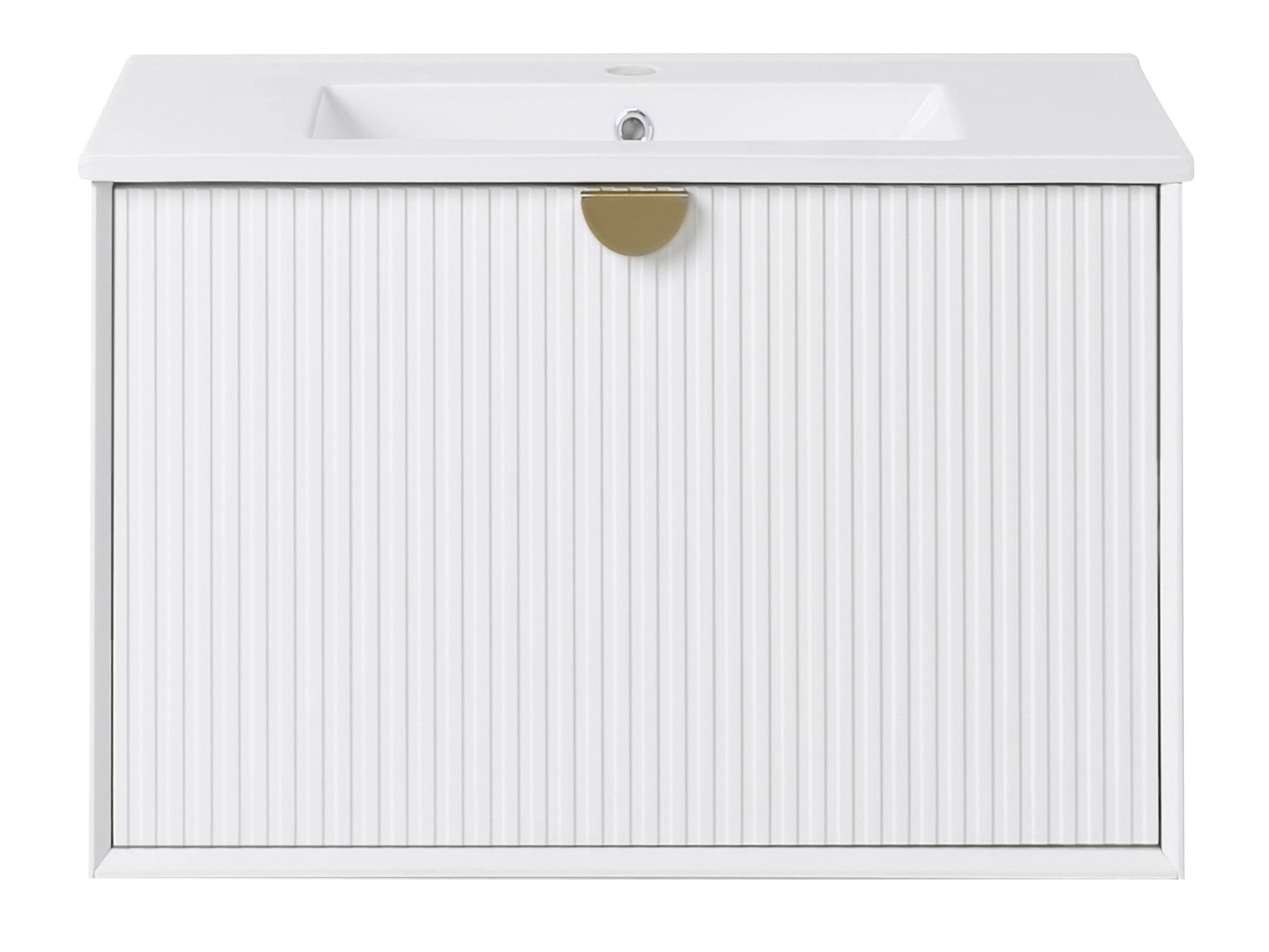 Pakabinama vonios spintelė praustuvui Berwyn 2870 (Balta)